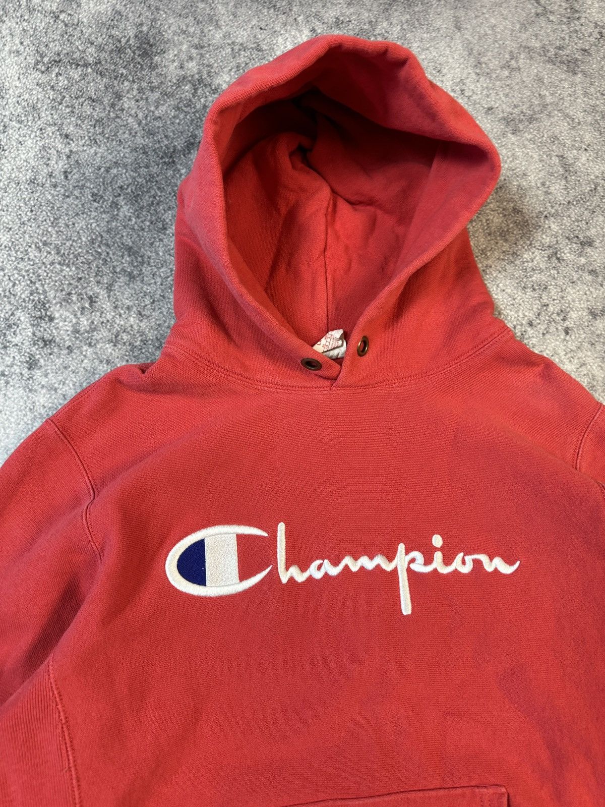 Champion × Vintage Champion Big Logo Hoodie Streetwear Rare Casual L USA Style Size US L / EU 52-54 / 3 - 3 Thumbnail