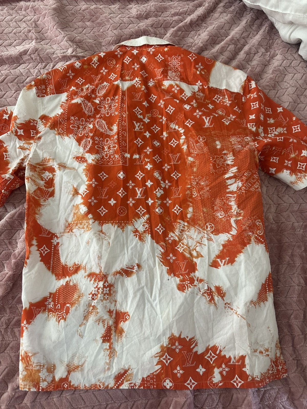 Louis Vuitton Authentic Louis Vuitton Monogram Bandana Button‑Down Shirt Size US S / EU 44-46 / 1 - 9 Thumbnail