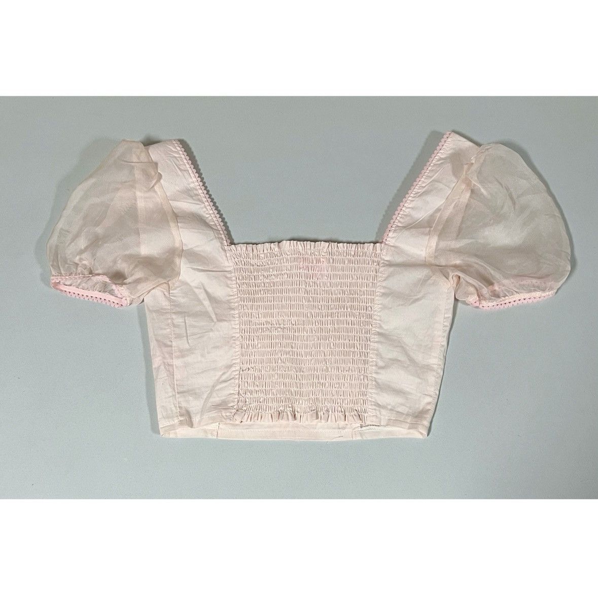 Dolls Kill Sugar Thrillz Pink Pastel Corset Shirt Crop Top Size S 🎀✨ Size S / US 4 / IT 40 - 4 Thumbnail
