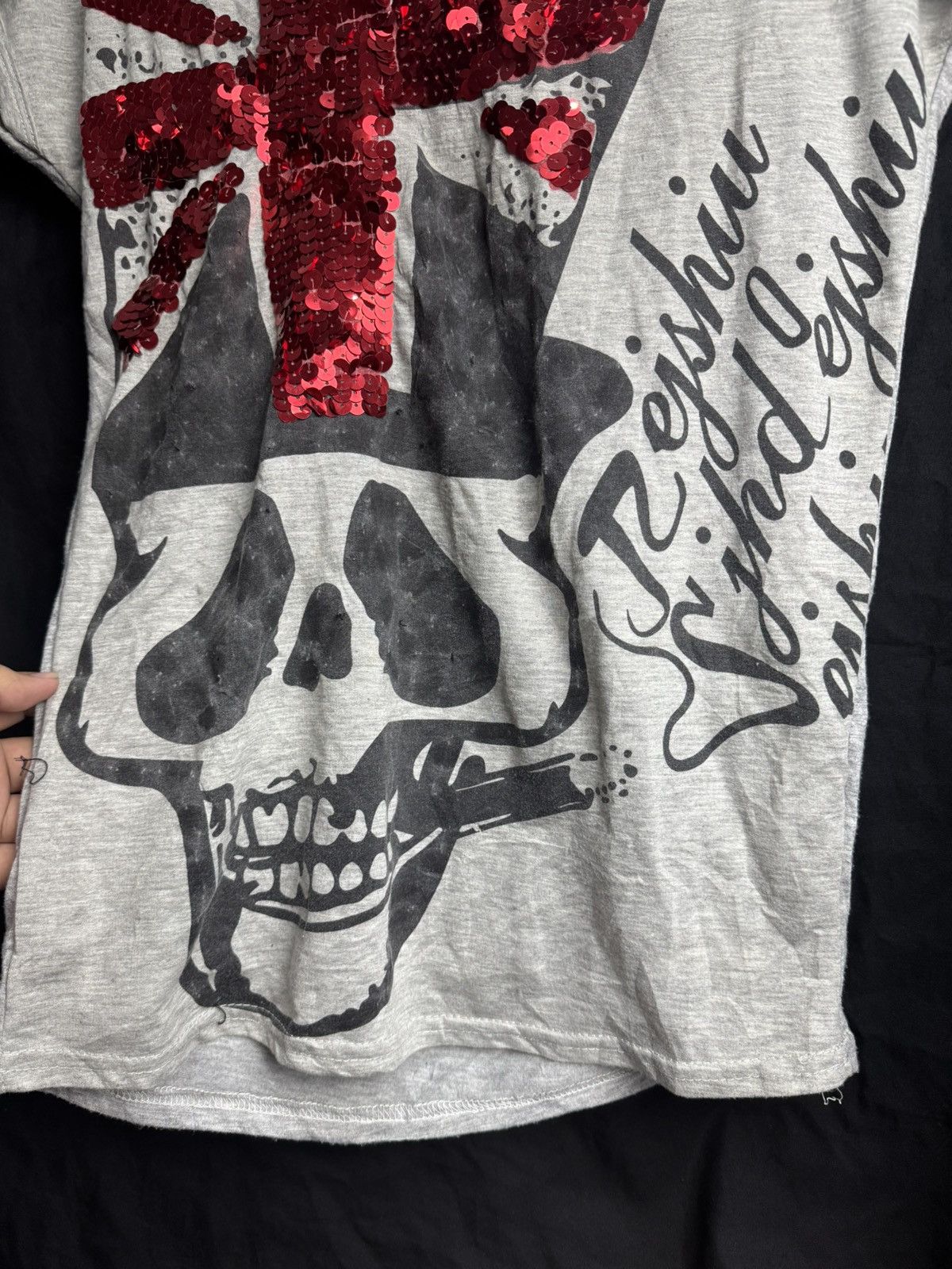 Beauty Beast × Hysteric Glamour × Japanese Brand Gothic Punk Skulls England Poem Double Layers Sleeveless Size US M / EU 48-50 / 2 - 3 Thumbnail