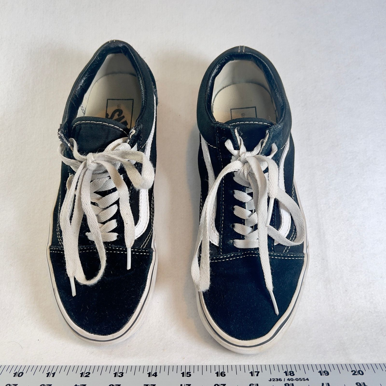 Vans Van's Off The Wall Sneakers Midrise Suede w/ Leather Trim Size US 6 / EU 39 - 6 Thumbnail
