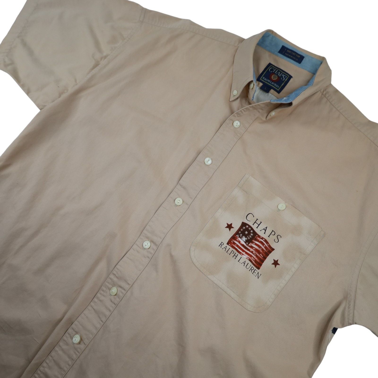 Chaps × Ralph Lauren × Vintage Vintage Chaps Ralph Lauren American Traditions Shirt Size US L / EU 52-54 / 3 - 3 Thumbnail