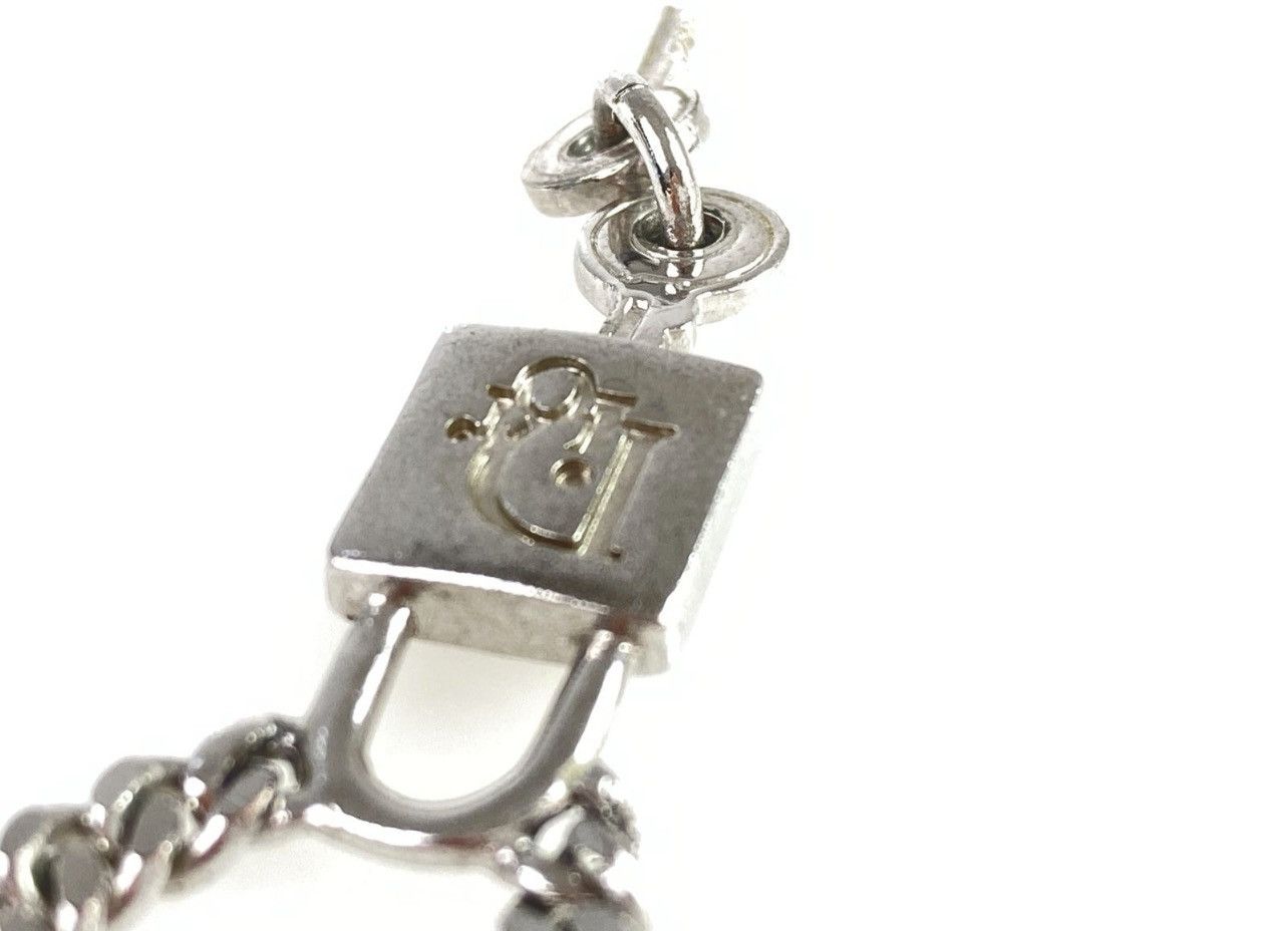 Dior Vintage Christian Dior Archive Padlock Key Necklace - Silver Size ONE SIZE - 3 Thumbnail
