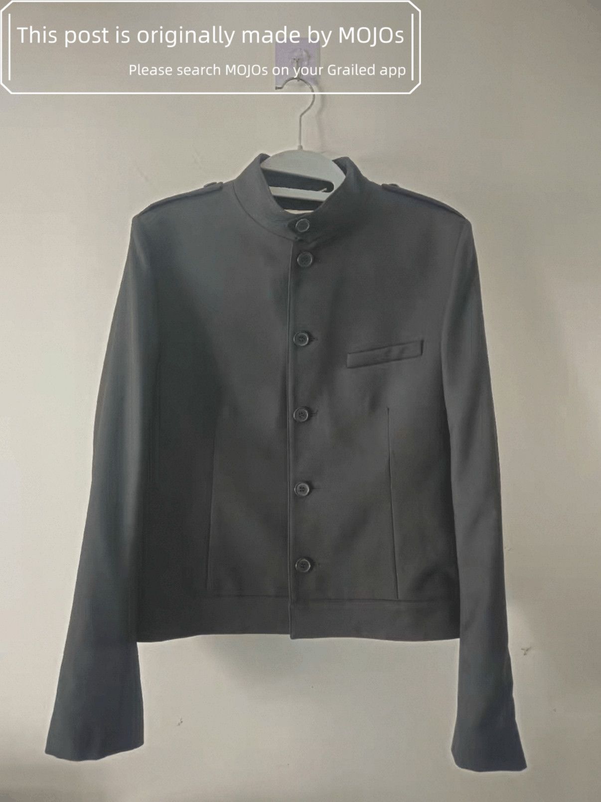 Saint Laurent Paris Sz 48 Saint Laurent Paris Mid Collar Military Jacket mojos06 Size US M / EU 48-50 / 2 - 1 Thumbnail