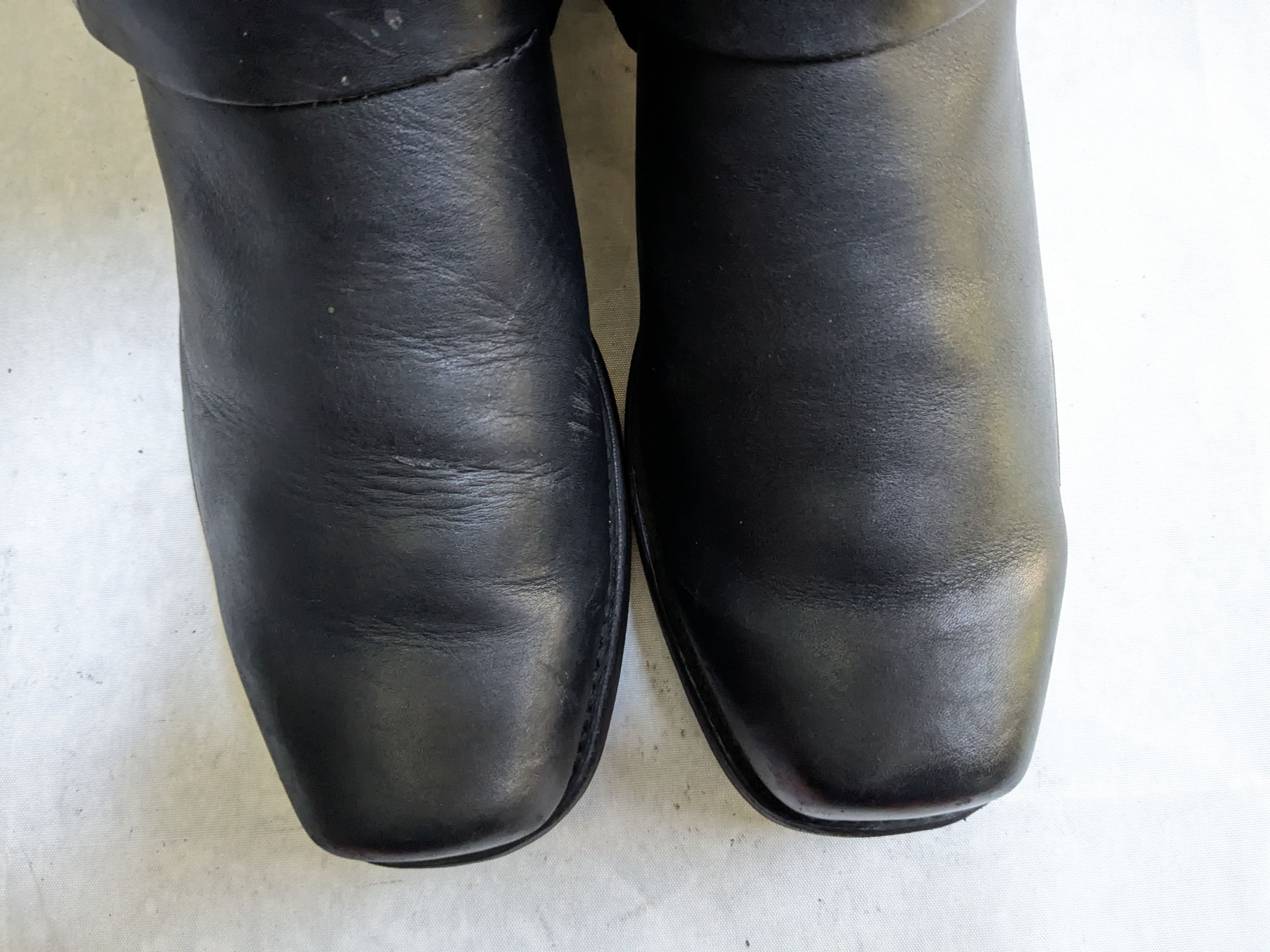 Frye Frye Harness Boots Black 12 M Leather Buckle Size US 12 / EU 45 - 2 Thumbnail