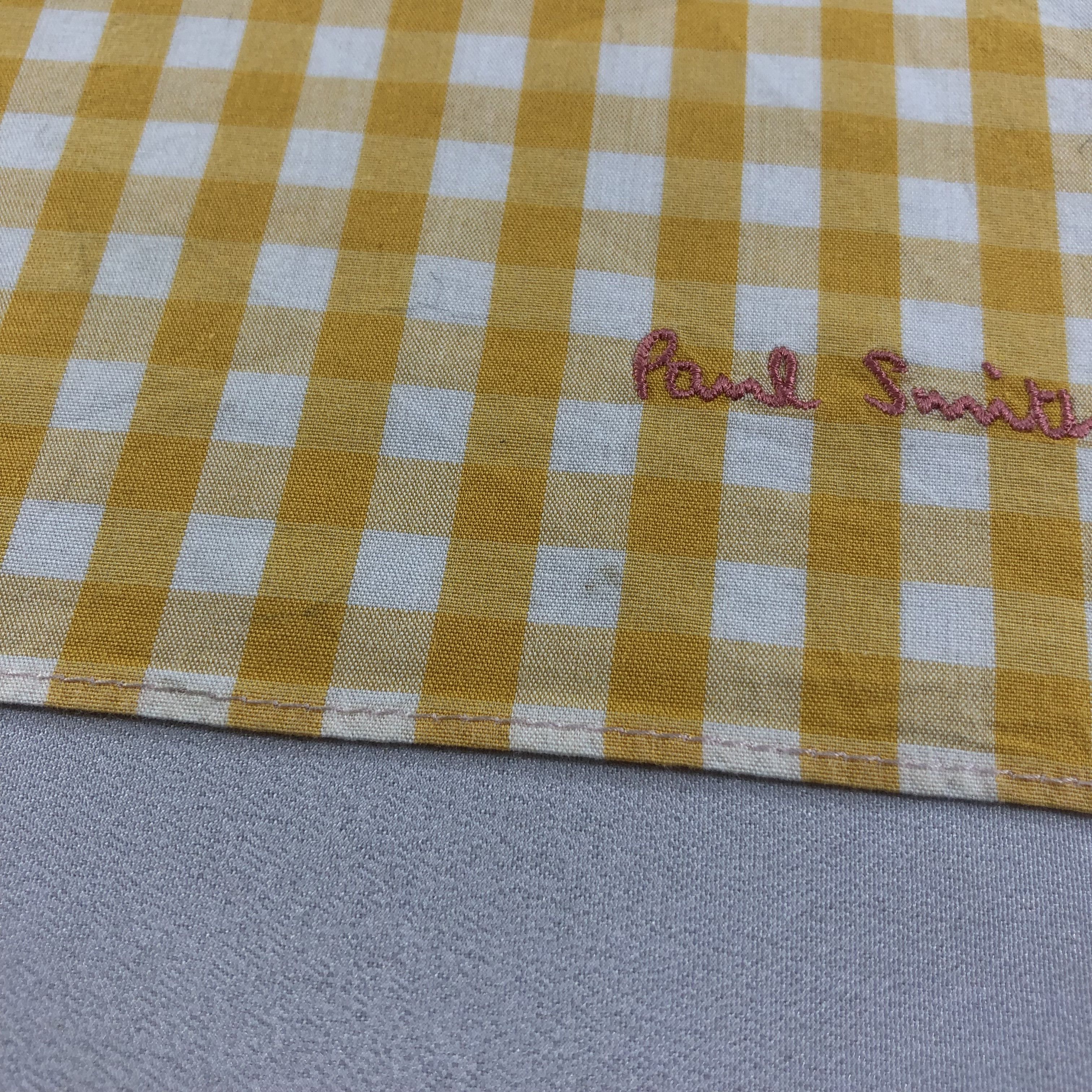 Paul Smith Paul Smith Checkered Handkerchief Neckerchief Bandana H1618 Size ONE SIZE - 5 Thumbnail