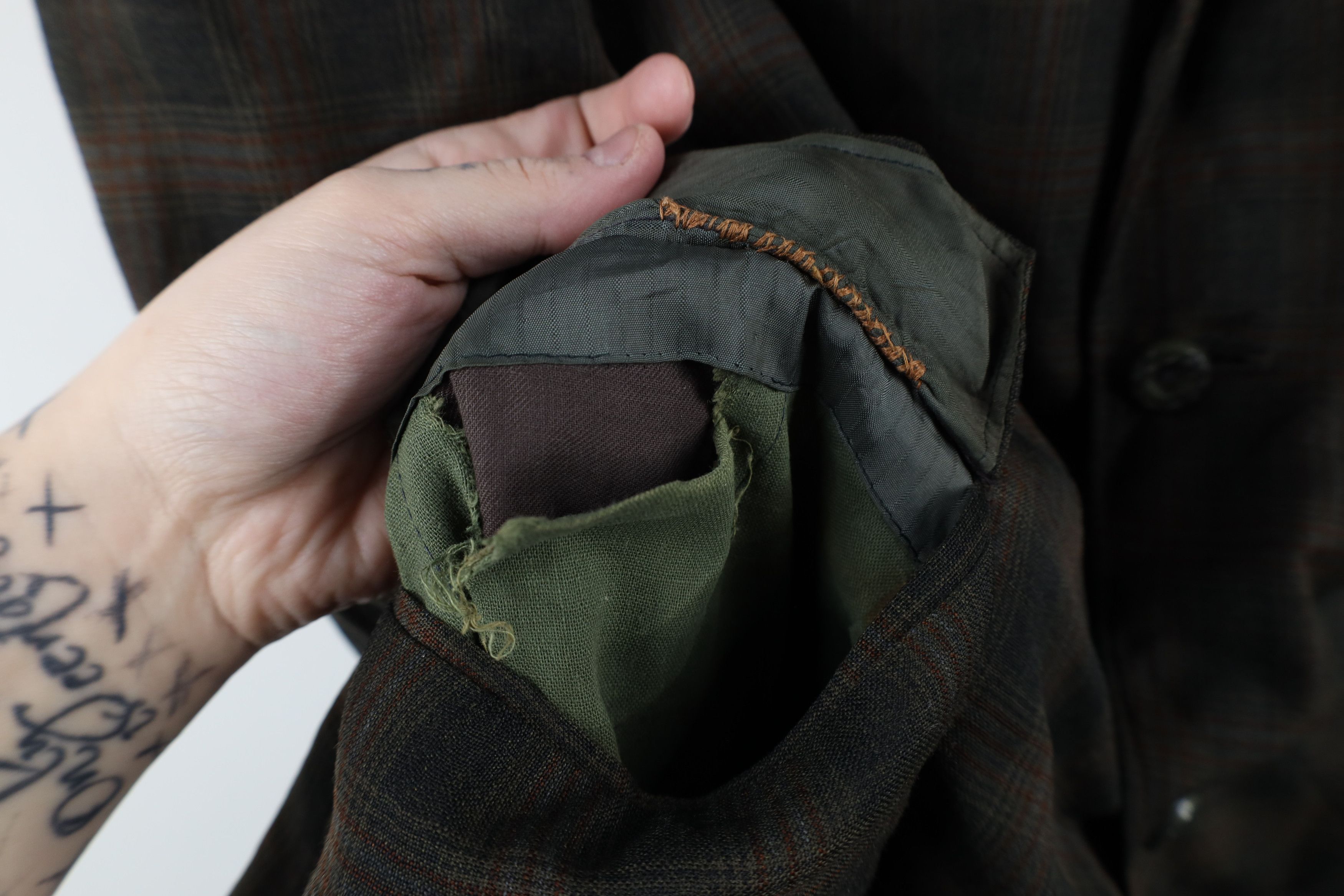 Vintage Vintage 60s Streetwear Sport Coat Suit Jacket Plaid USA Size US L / EU 52-54 / 3 - 5 Thumbnail