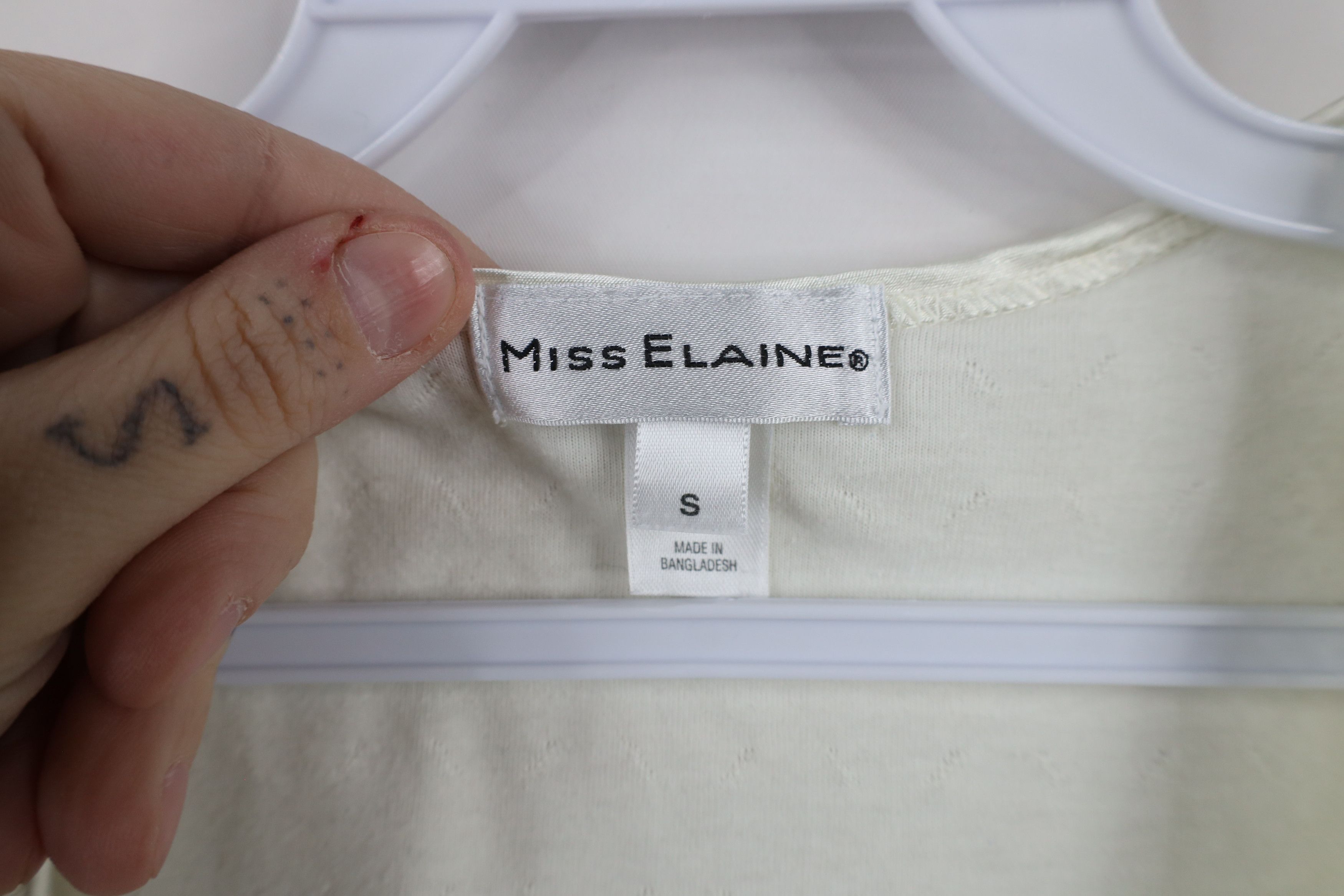 Vintage Vintage 90s Miss Elaine Lace Ruffled Night Gown Sleep Shirt Size S / US 4 / IT 40 - 5 Thumbnail