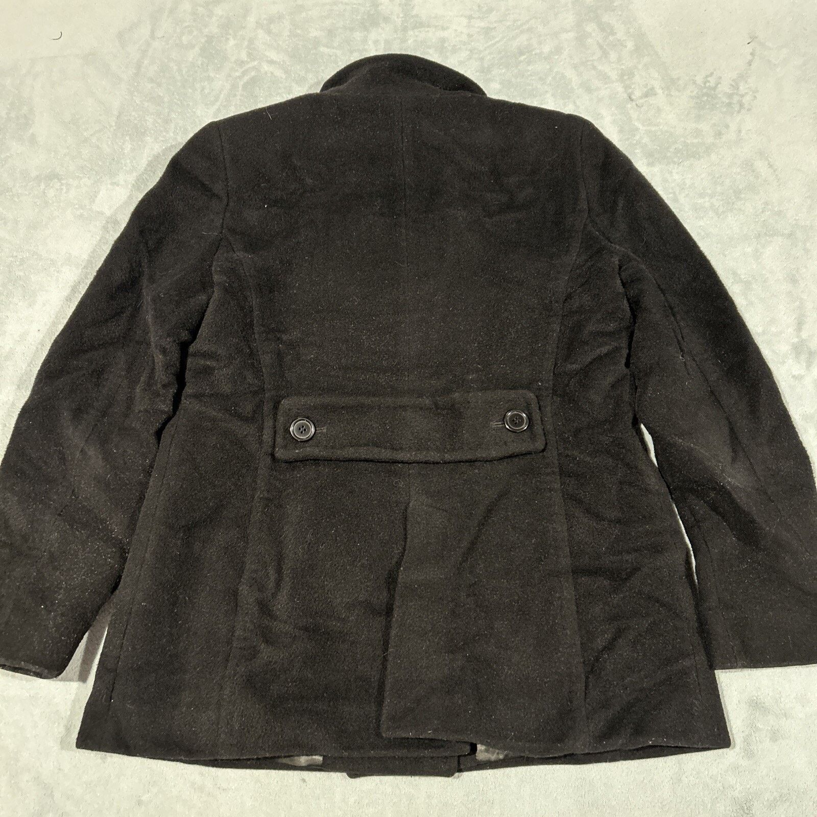 Polo Ralph Lauren Alpaca Wool Pea Coat Womens 8 Large Double Breasted Vented Size L / US 10 / IT 46 - 2 Thumbnail