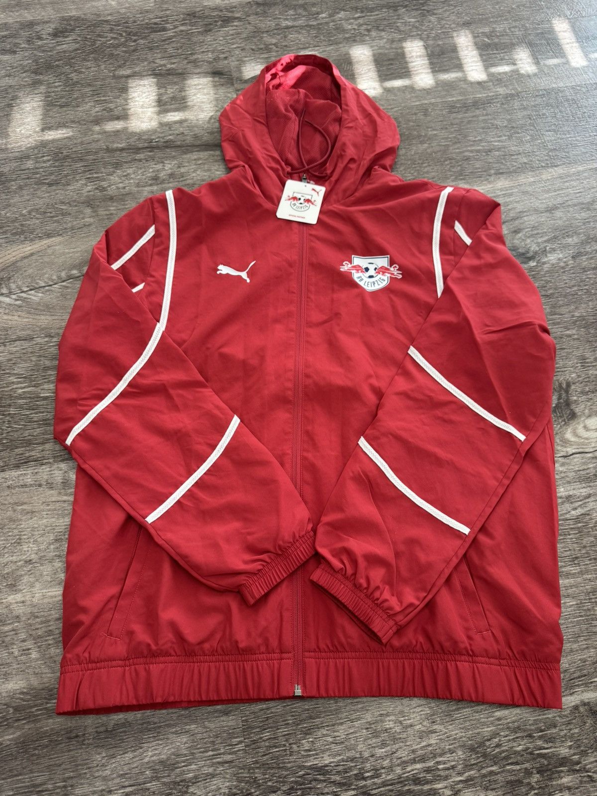 Puma RB Leipzig Prematch Jacket 24/25 Size US L / EU 52-54 / 3 - 1 Thumbnail