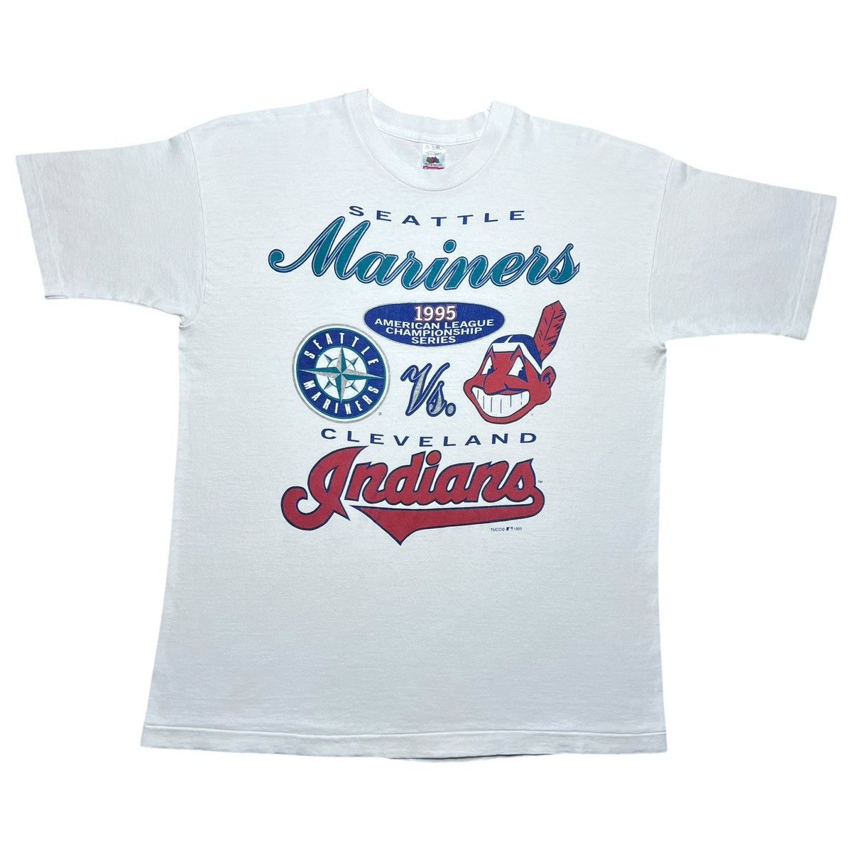 MLB MLB Championship Seattle Mariners Cleveland Indians T-Shirt Size US XL / EU 56 / 4 - 1 Thumbnail