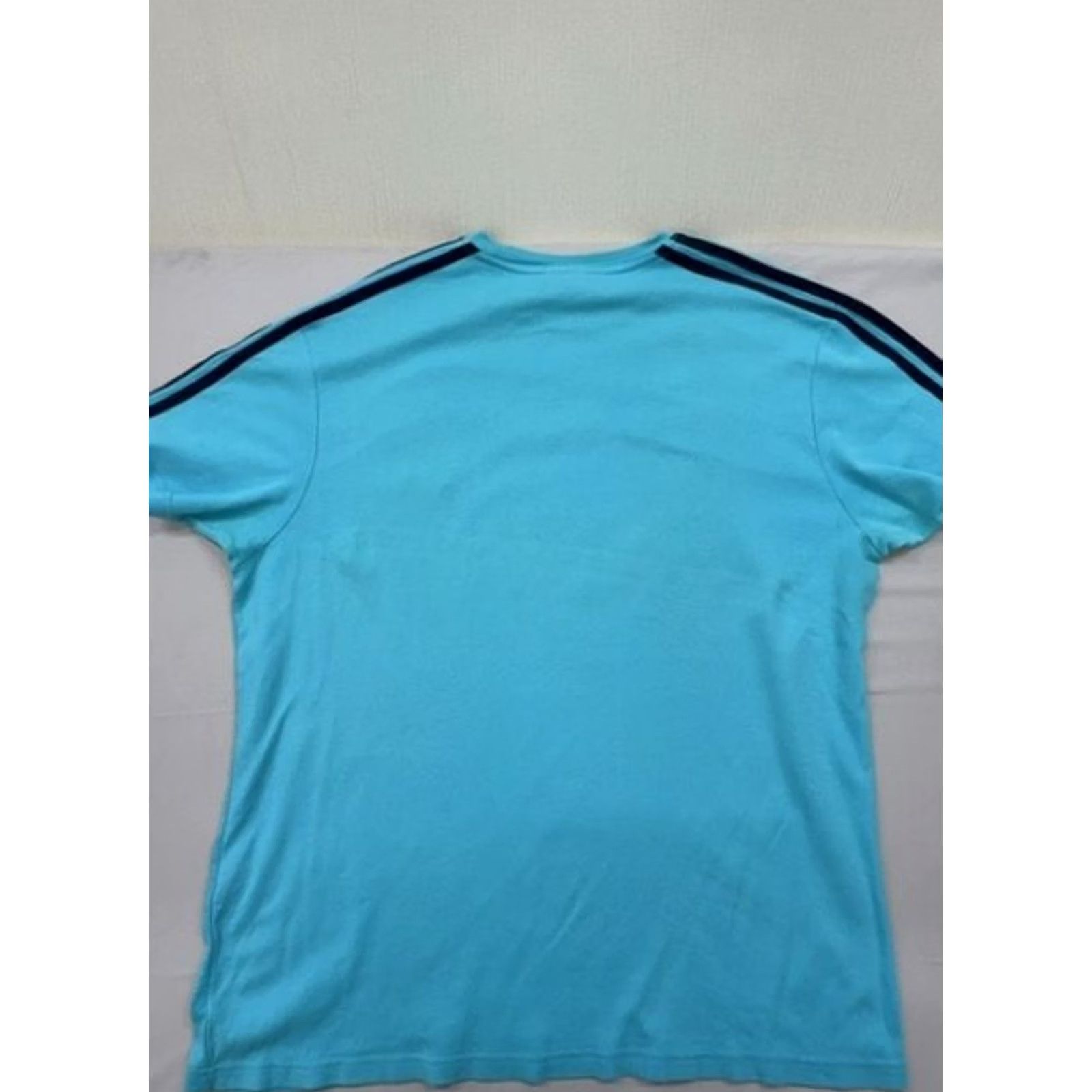 Adidas Adidas Adicolor Classics Turquoise Stripe 3XL Men's T-Shirt 3 Stripes Size US XXL / EU 58 / 5 - 2 Thumbnail
