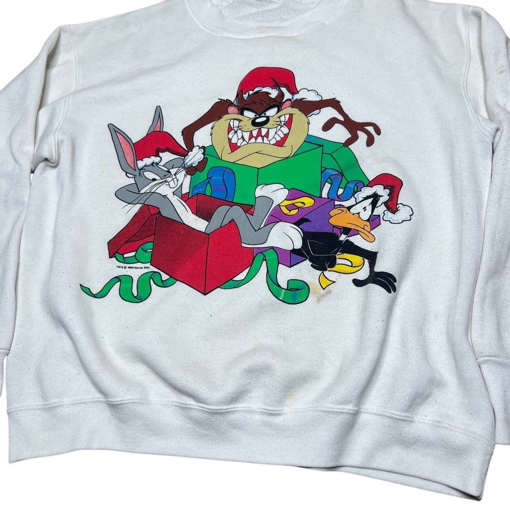 Vintage American Vintage Taz Looney Tunes Sweatshirt Crewneck Medium Size US L / EU 52-54 / 3 - 2 Thumbnail