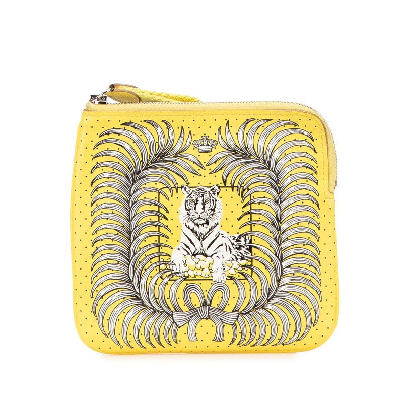 Hermes Hermes Hermes Tigre Royal Bandana Swift Pouch Leather Other Stamp Y (2020) DUTY FREE for USA Size ONE SIZE - 1 Thumbnail