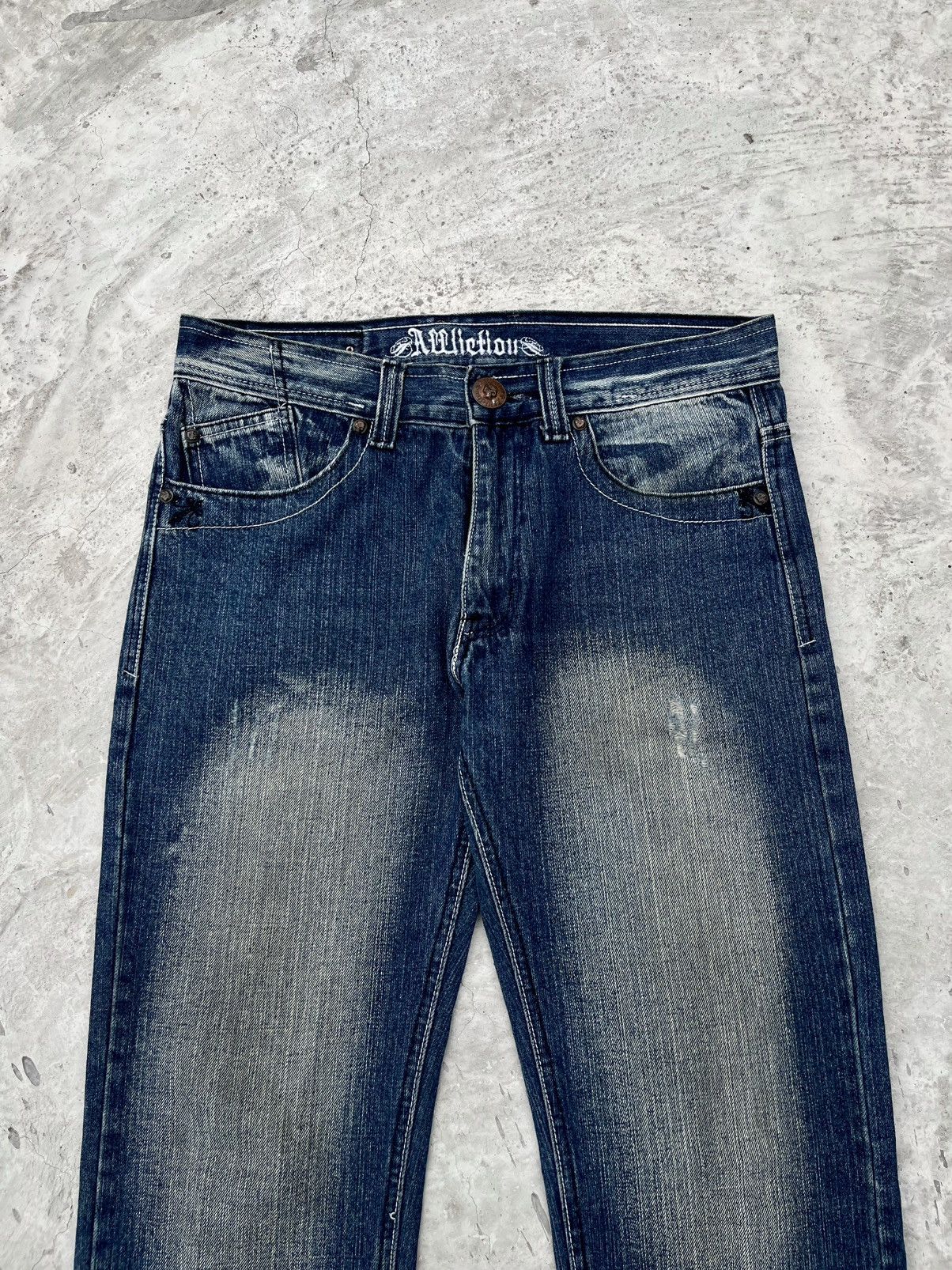 Affliction Vintage Y2K Affliction Denim Killers Embroidery Jeans Size US 32 / EU 48 - 5 Thumbnail
