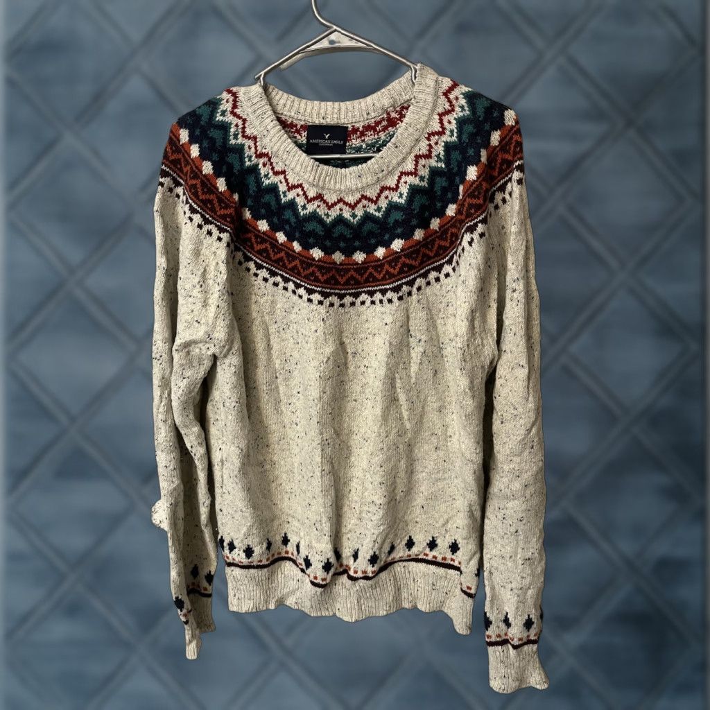 American Eagle Outfitters American Eagle Outfitters Men’s Gray Pullover Sweater Size Large Size US L / EU 52-54 / 3 - 1 Thumbnail