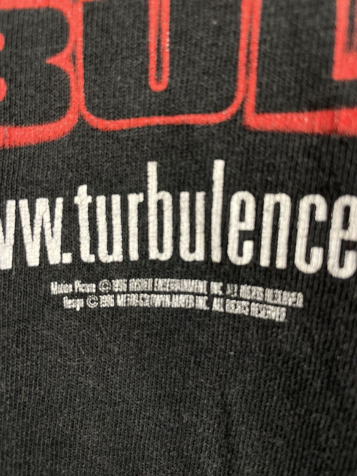 Vintage Vintage 90s Turbulence I Survived The Ride movie promo tee Size US L / EU 52-54 / 3 - 6 Thumbnail