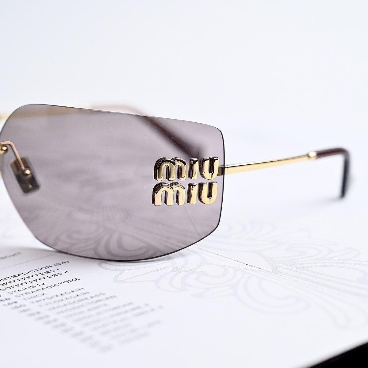 Miu Miu MIU MIU 0MU 54YS SUNGLASSES Size ONE SIZE - 3 Thumbnail
