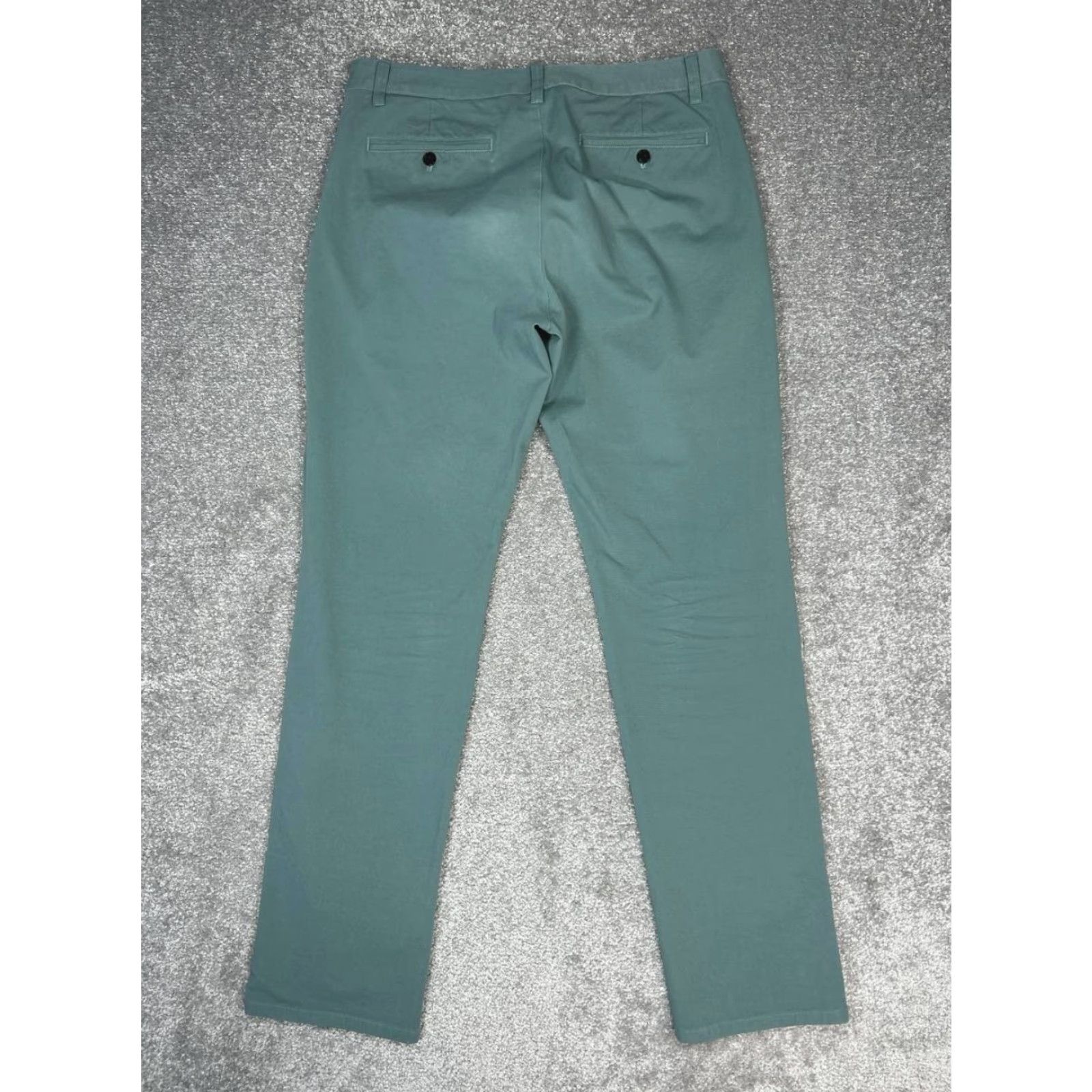 Bonobos Bonobos Slim Chino Pants Men 33x32 Blue Cotton Stretch Mid Rise Straight Leg Size US 33 - 2 Thumbnail
