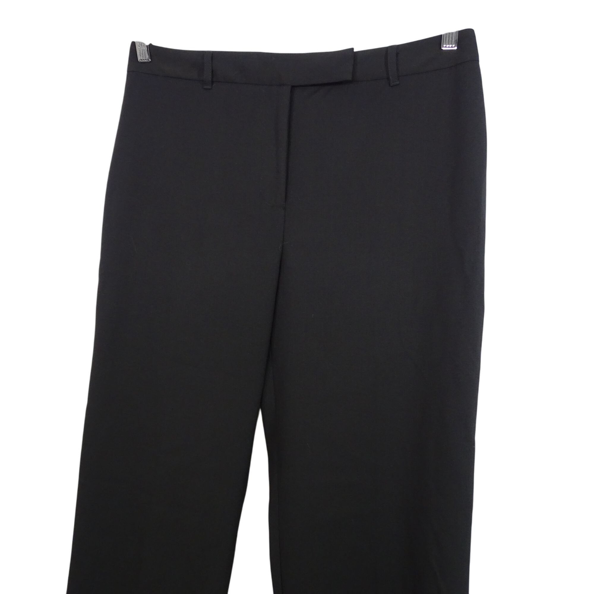 Other Chaus Black Dress Pants Women Size 10 Straight Leg Size 32" / US 10 / IT 46 - 2 Thumbnail