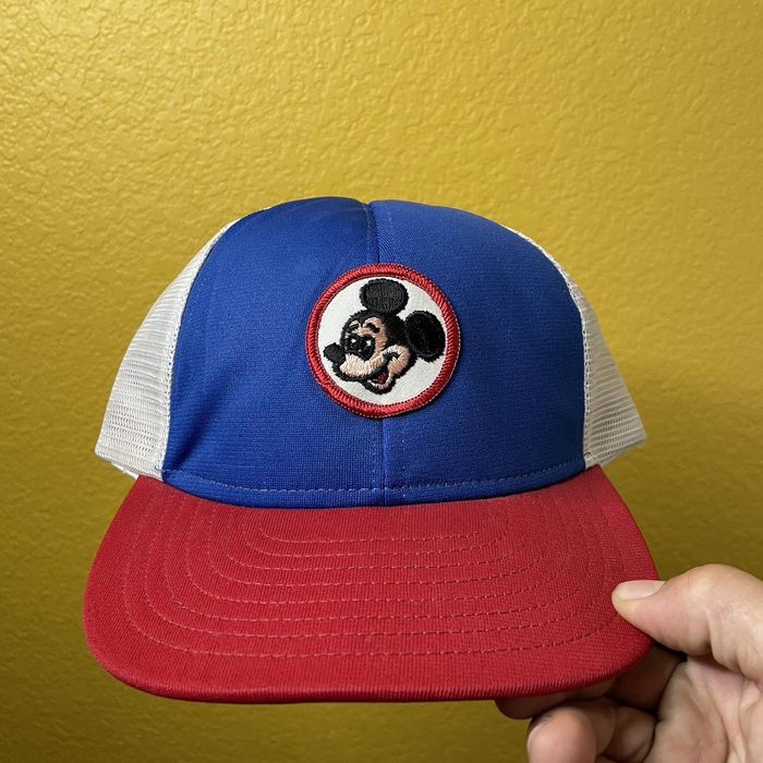 Mickey Mouse Vintage 80’s Mickey Mouse Trucker Hat Adult | Grailed