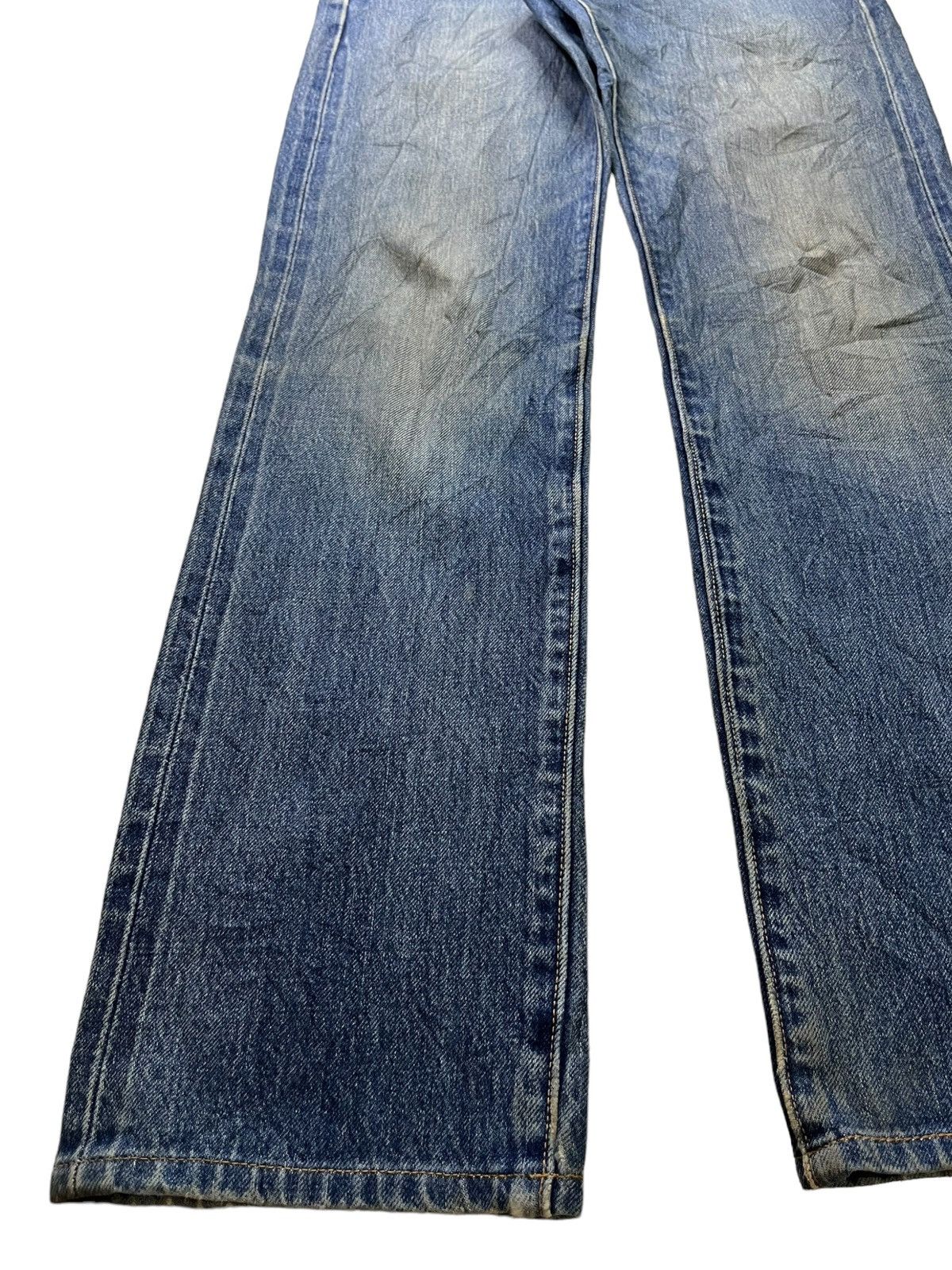 Levi's Vintage Levis 511 Big E Selvedge Mud Wash Slim Jeans Size US 29 - 7 Thumbnail