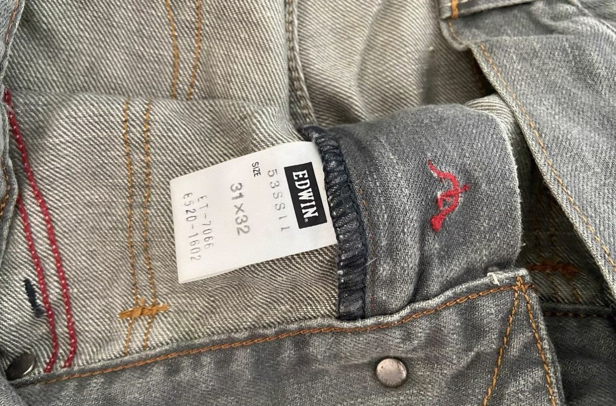 Edwin EDWIN GENUINE QUALITY 503 Distressed Lace Detailing Jeans Size US 32 / EU 48 - 5 Thumbnail