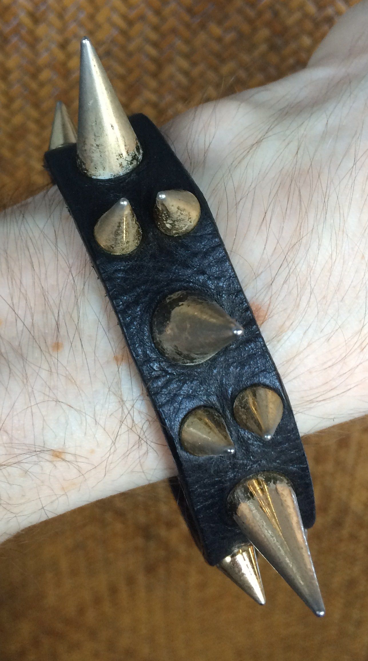 Undercover Undercover Studded Spiked Leather Bracelet Size ONE SIZE - 1 Thumbnail