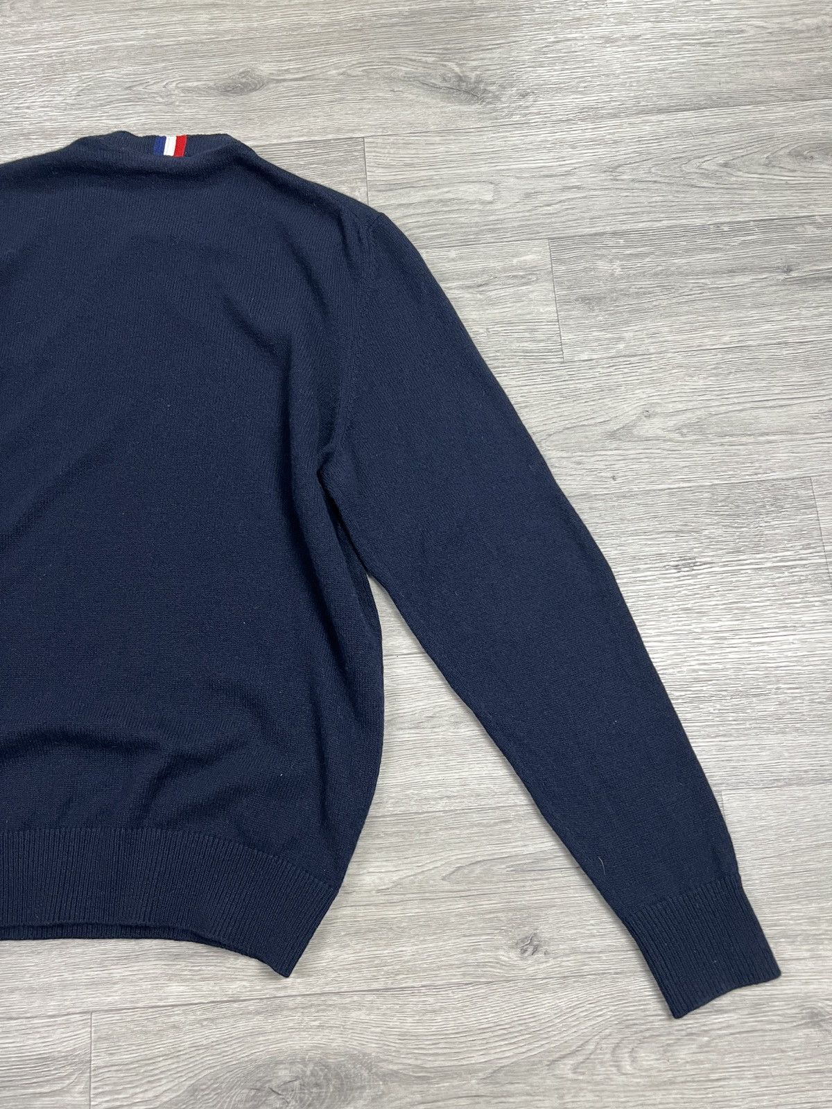 Moncler MONCLER Pullover Sweater Knitwear cashmere Dark Blue Sz XXL Size US XXL / EU 58 / 5 - 15 Thumbnail