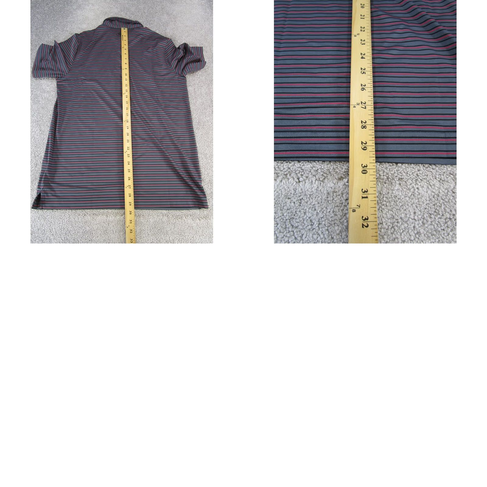 Vintage Carnoustie Tech Polo Shirt Mens Medium Black Red Gray Ryder Cup Shirt Polo Button-Down Short Sleeve Golf Mens M Size US M / EU 48-50 / 2 - 8 Thumbnail