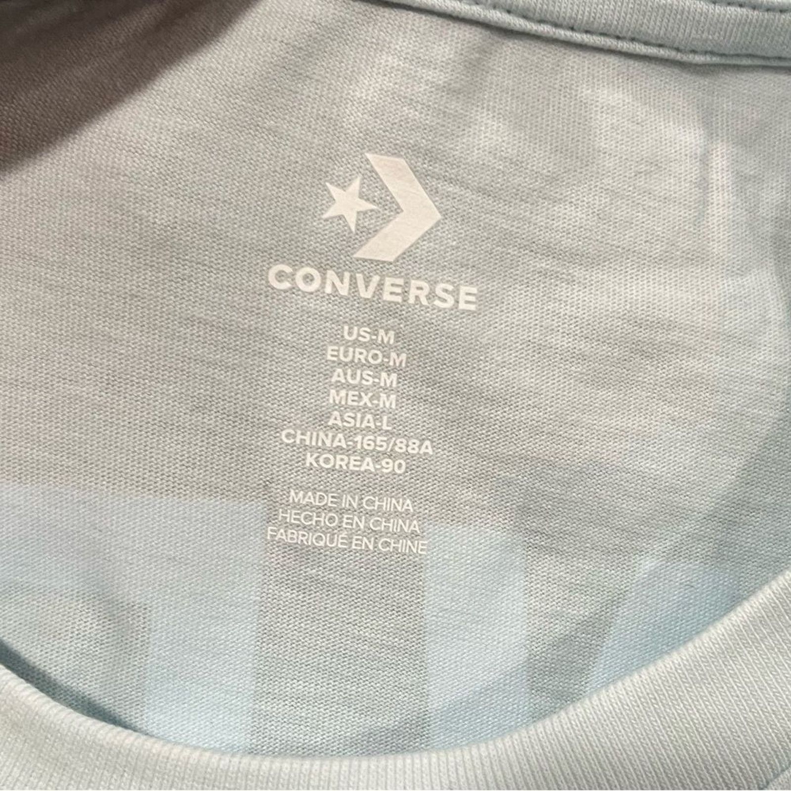 Converse NWT Converse All Star Oversized T-Shirt Aqua Mist Medium Size M / US 6-8 / IT 42-44 - 5 Thumbnail
