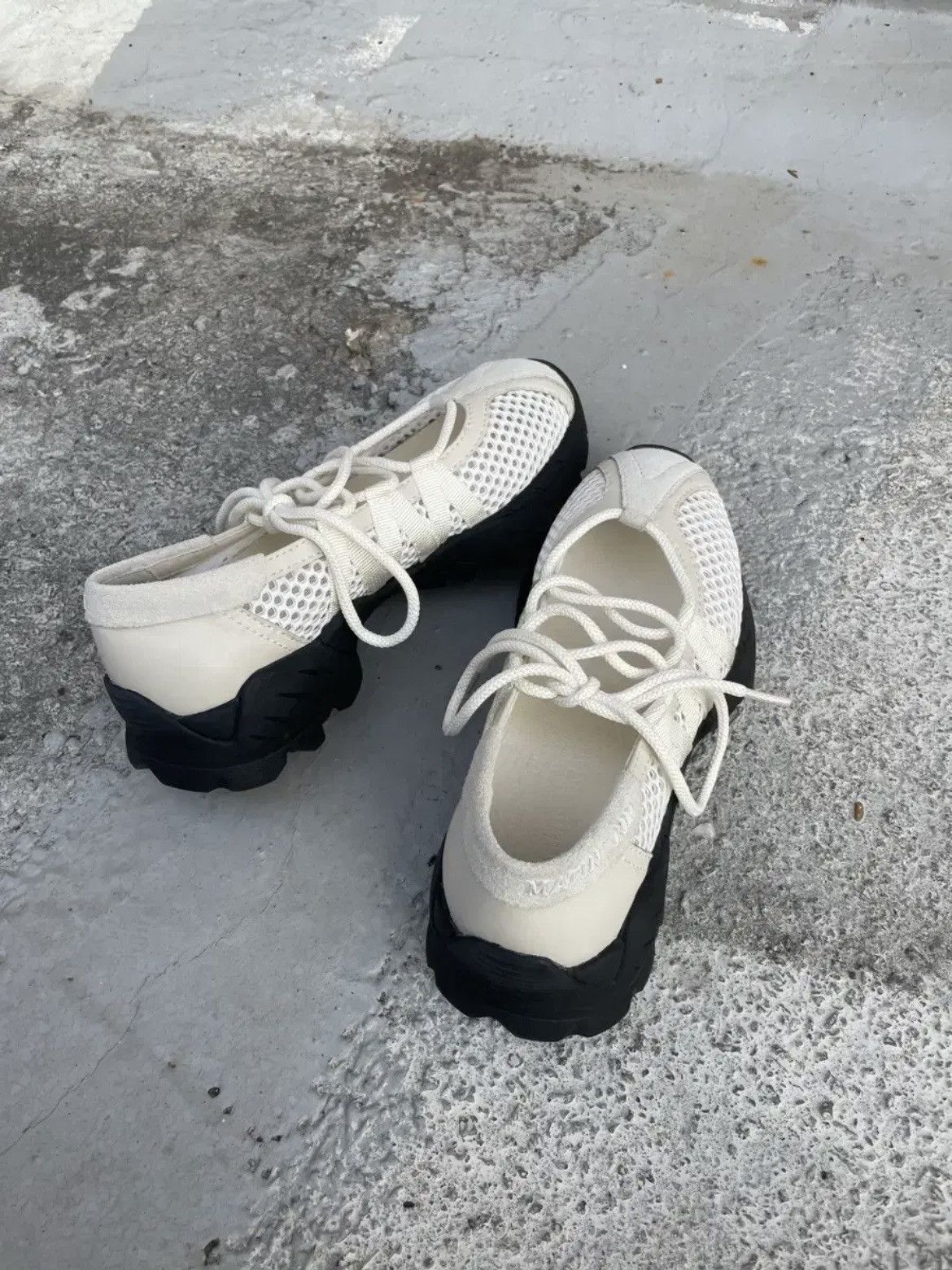 Matin Kim MATIN KIM MESH BALLET SNEAKERS IN IVORY Size US 7 / IT 37 - 5 Thumbnail