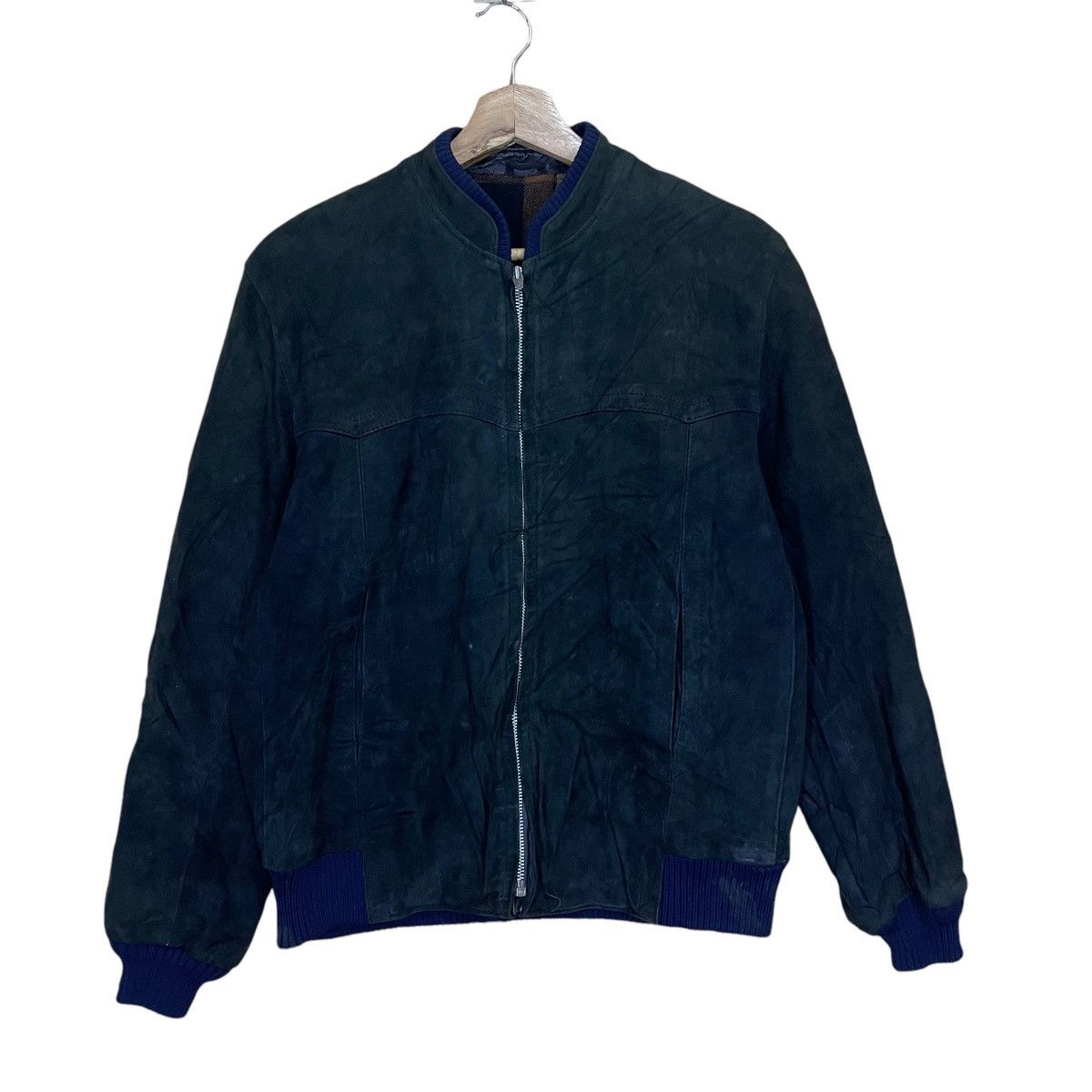 McGregor Vintage 90s Mc Gregor Sheepskin Leather Jacket Size US M / EU 48-50 / 2 - 1 Thumbnail