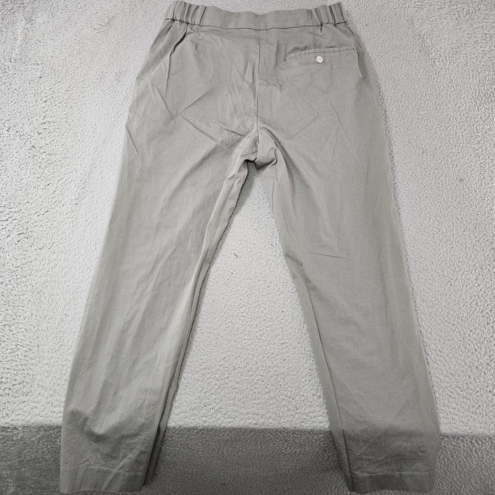 Vintage L'Estrange London Pants Slim Chino Gray Drawstring Elastic Waist Men S Regular Size US 29 - 7 Thumbnail