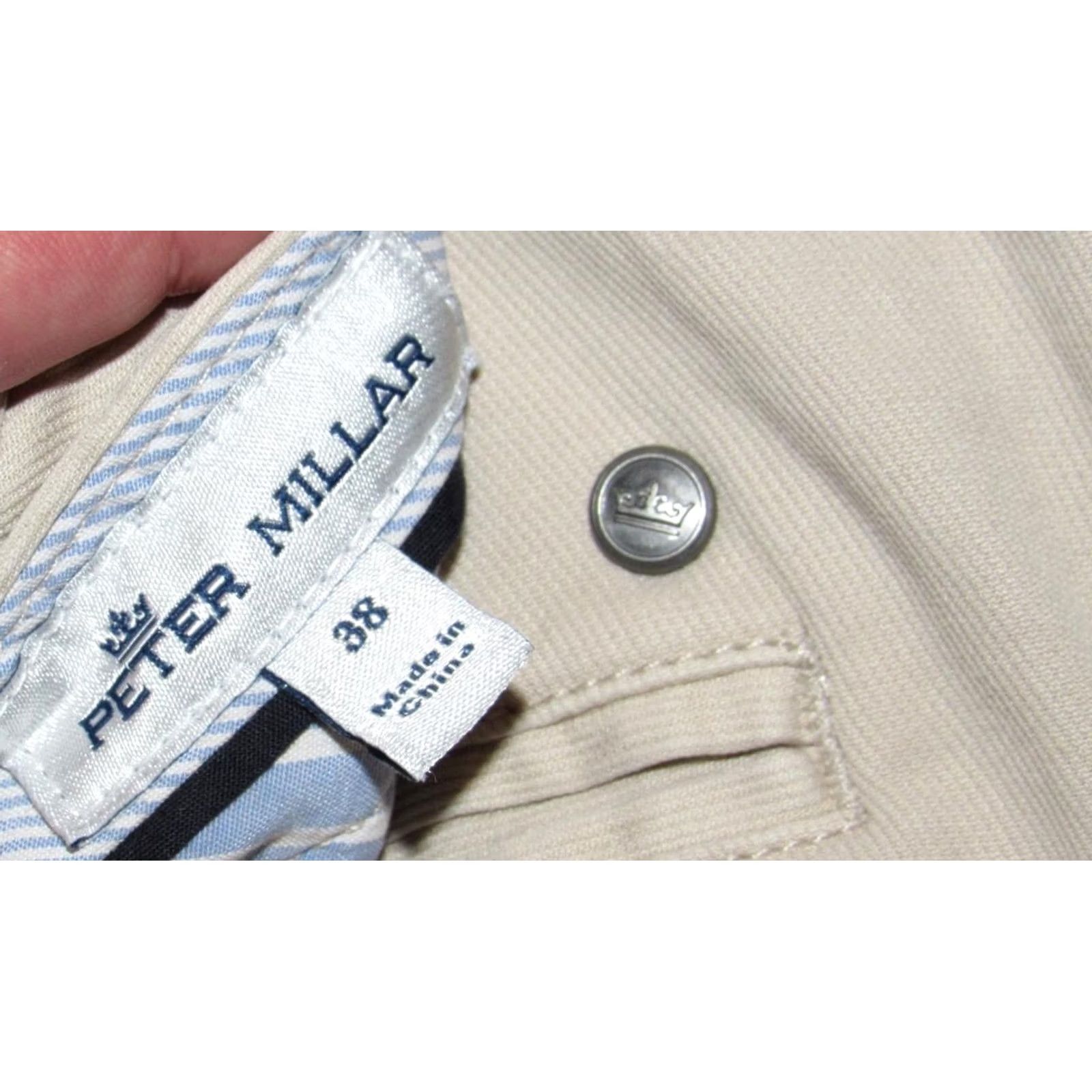 Peter Millar PETER MILLAR Stone Bedford 9" Cotton Blend Shorts 38 Size US 38 / EU 54 - 4 Thumbnail