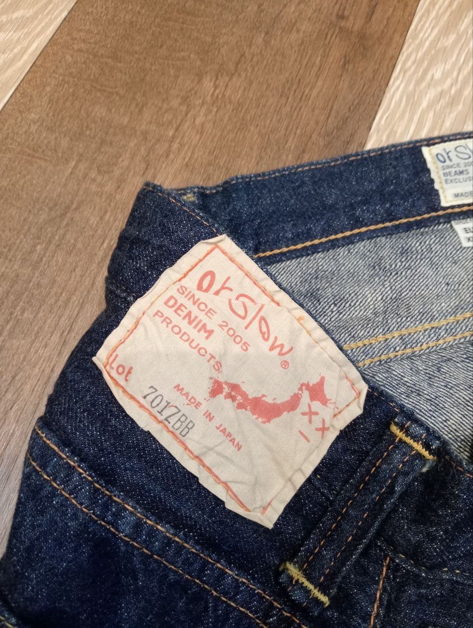 Beams Plus × Orslow ORSLOW JAPAN x BEAMS LOT 701ZBB INDIGO DENIM SELVEDGE PANTS Size US 27 - 9 Thumbnail