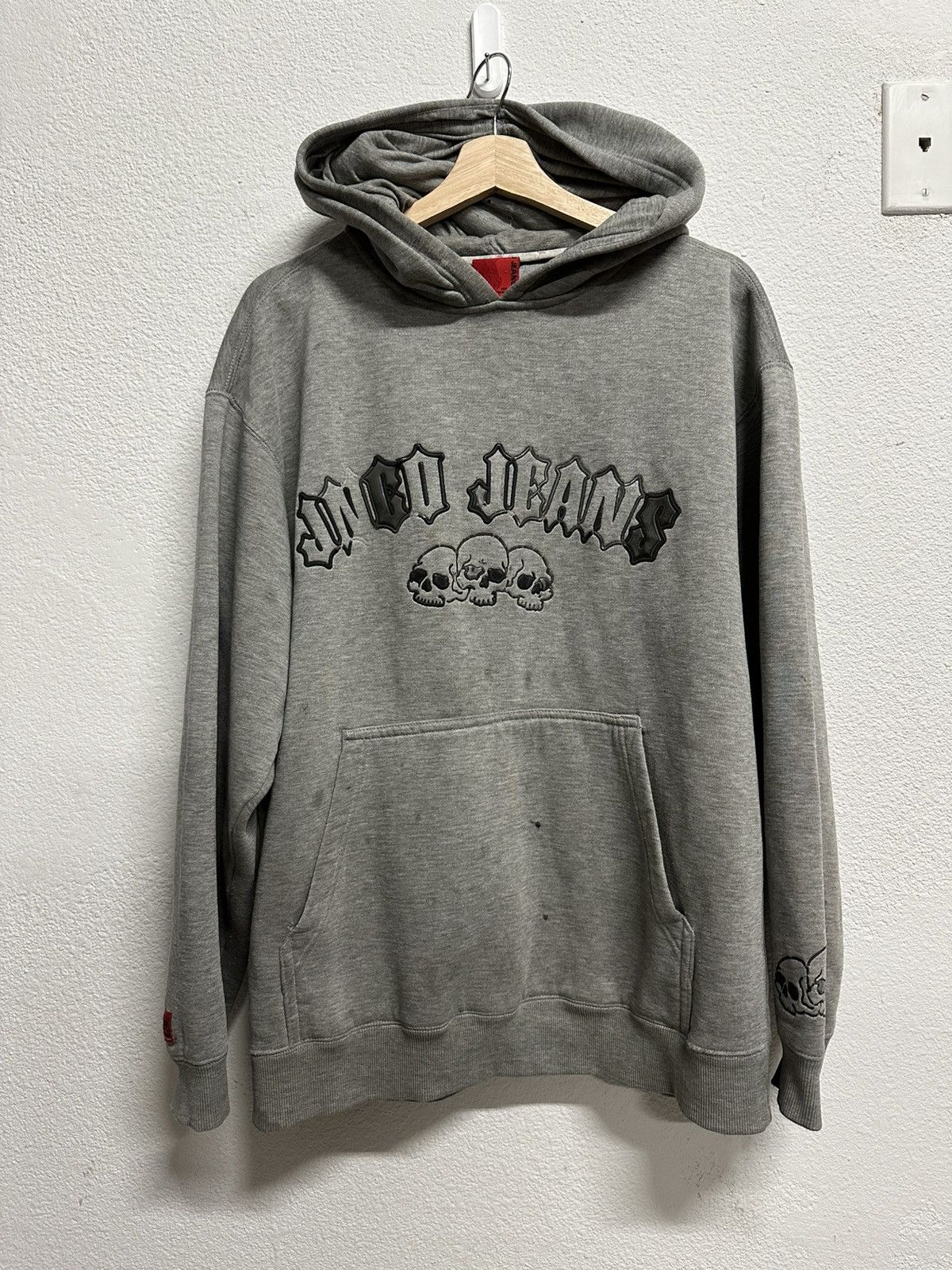 JNCO JNCO Skulls Distressed Hoodie Size US L / EU 52-54 / 3 - 1 Thumbnail