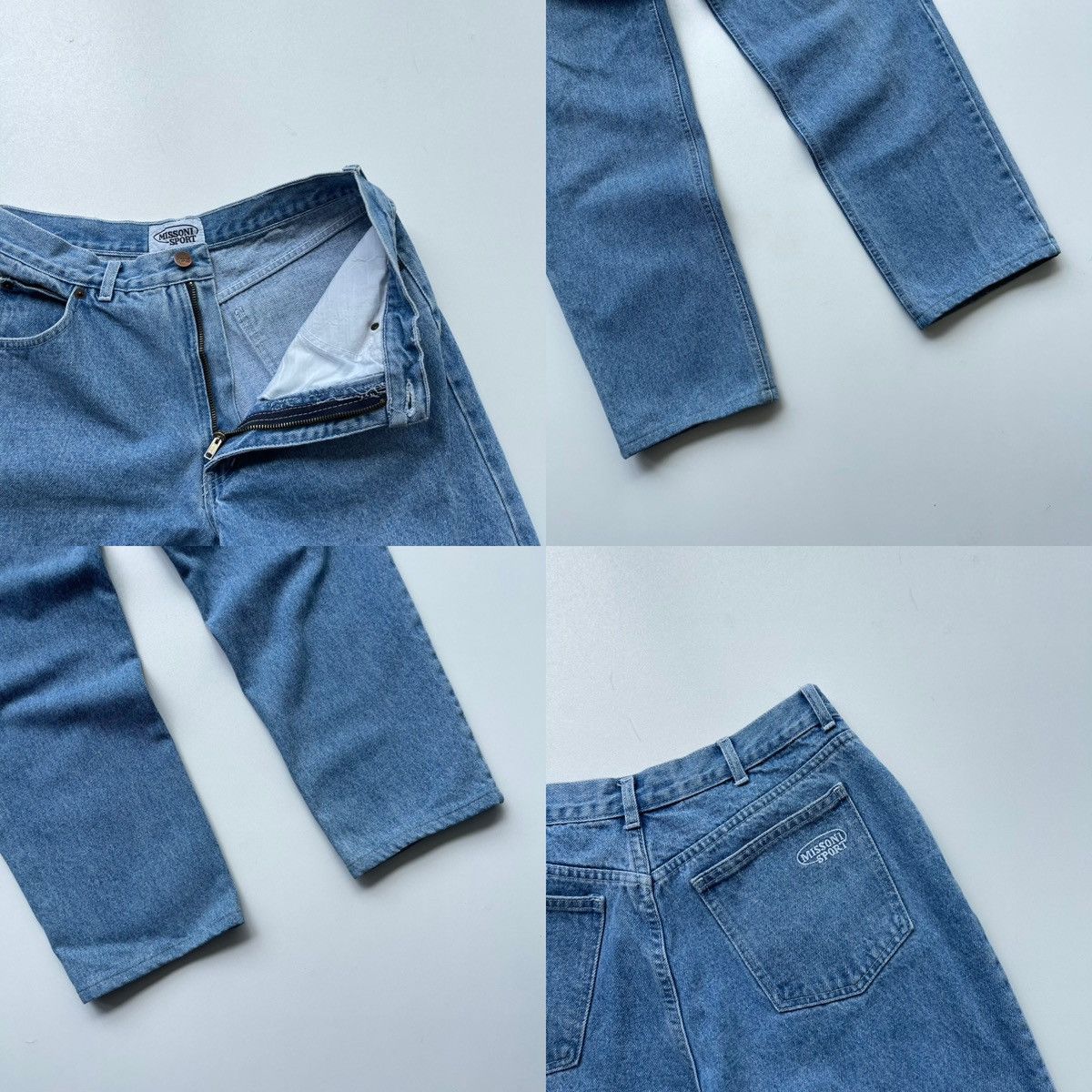Missoni Missoni Sport Denim Cotton Baggy Vintage Jeans Stone Washed Size US 30 / EU 46 - 5 Thumbnail