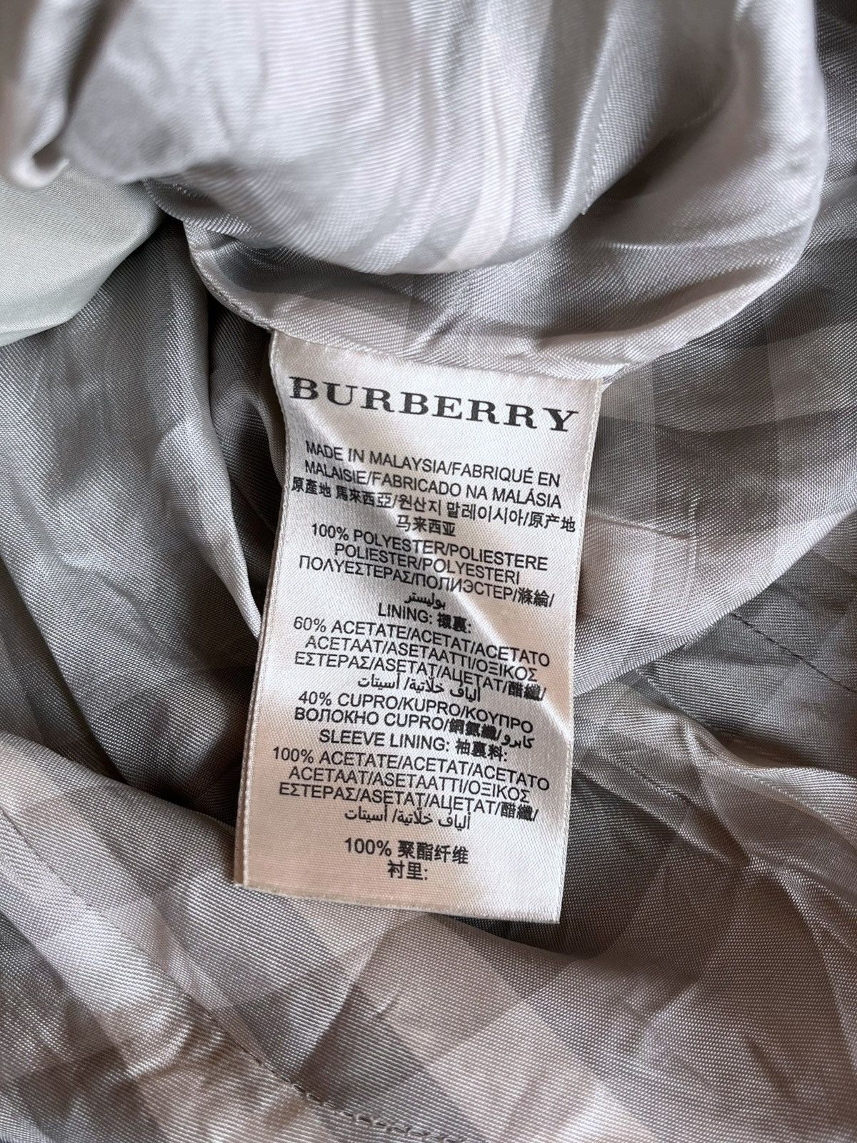 Burberry Burberry womens luxury coat jacket rare Size XS / US 0-2 / IT 36-38 - 15 Thumbnail