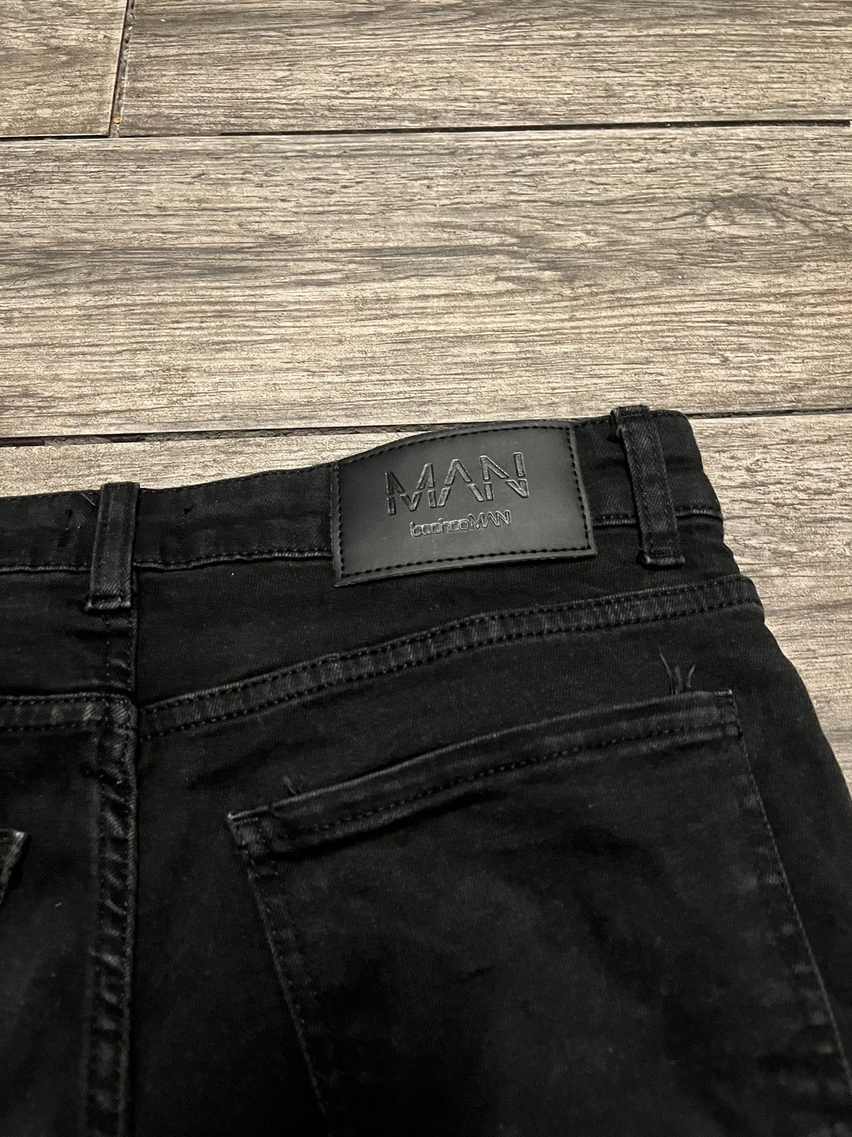 Japanese Brand Boohooman Stretch Skinny Cargo Jeans Size US 30 / EU 46 - 2 Thumbnail