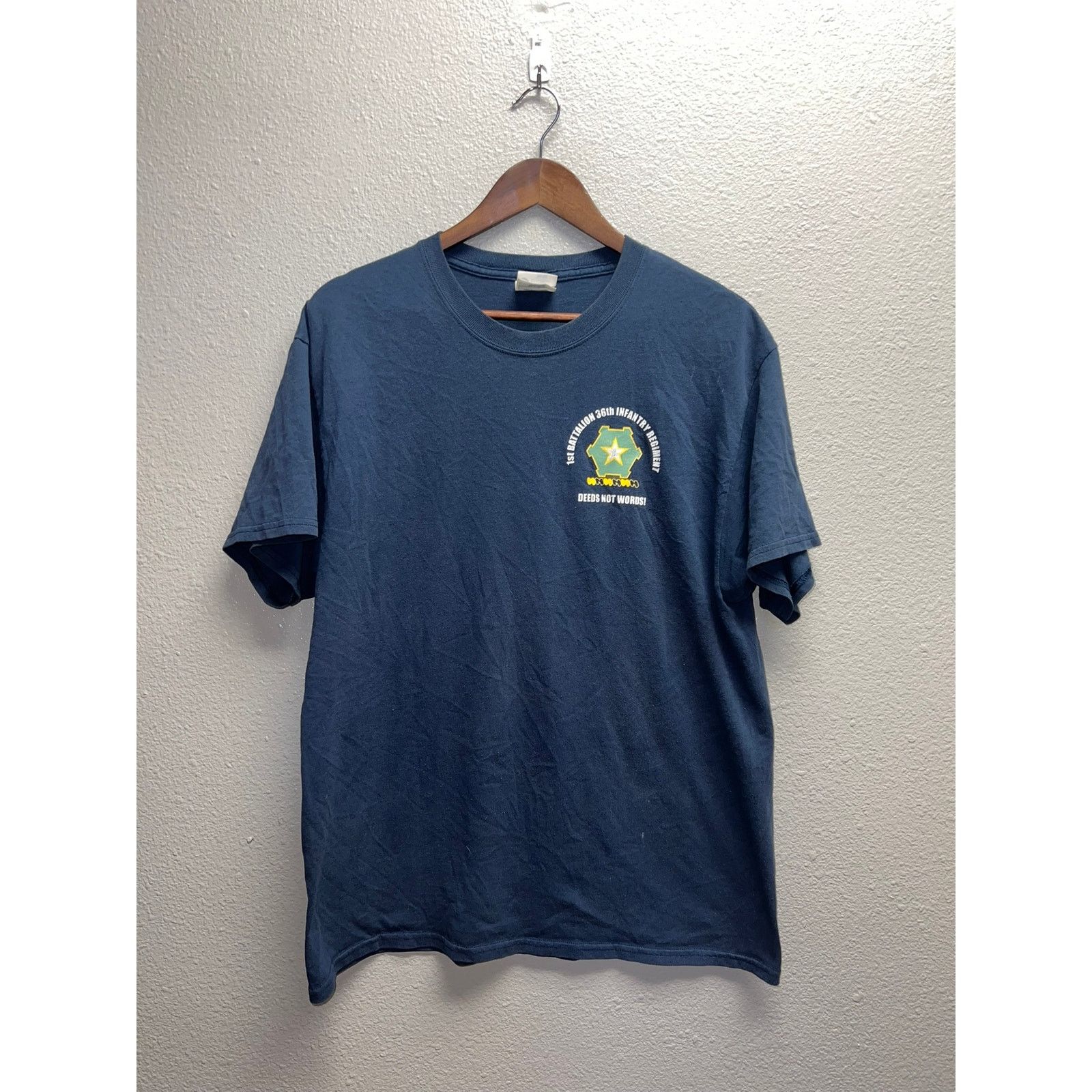Port & Company Vintage 1st Battalion 36th Infantry Regiment Shirt VTG Size US L / EU 52-54 / 3 - 2 Thumbnail