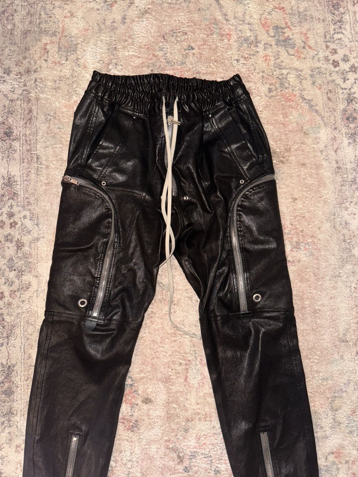 RICK OWENS / BAUHAUS CARGO LEATHER FW21