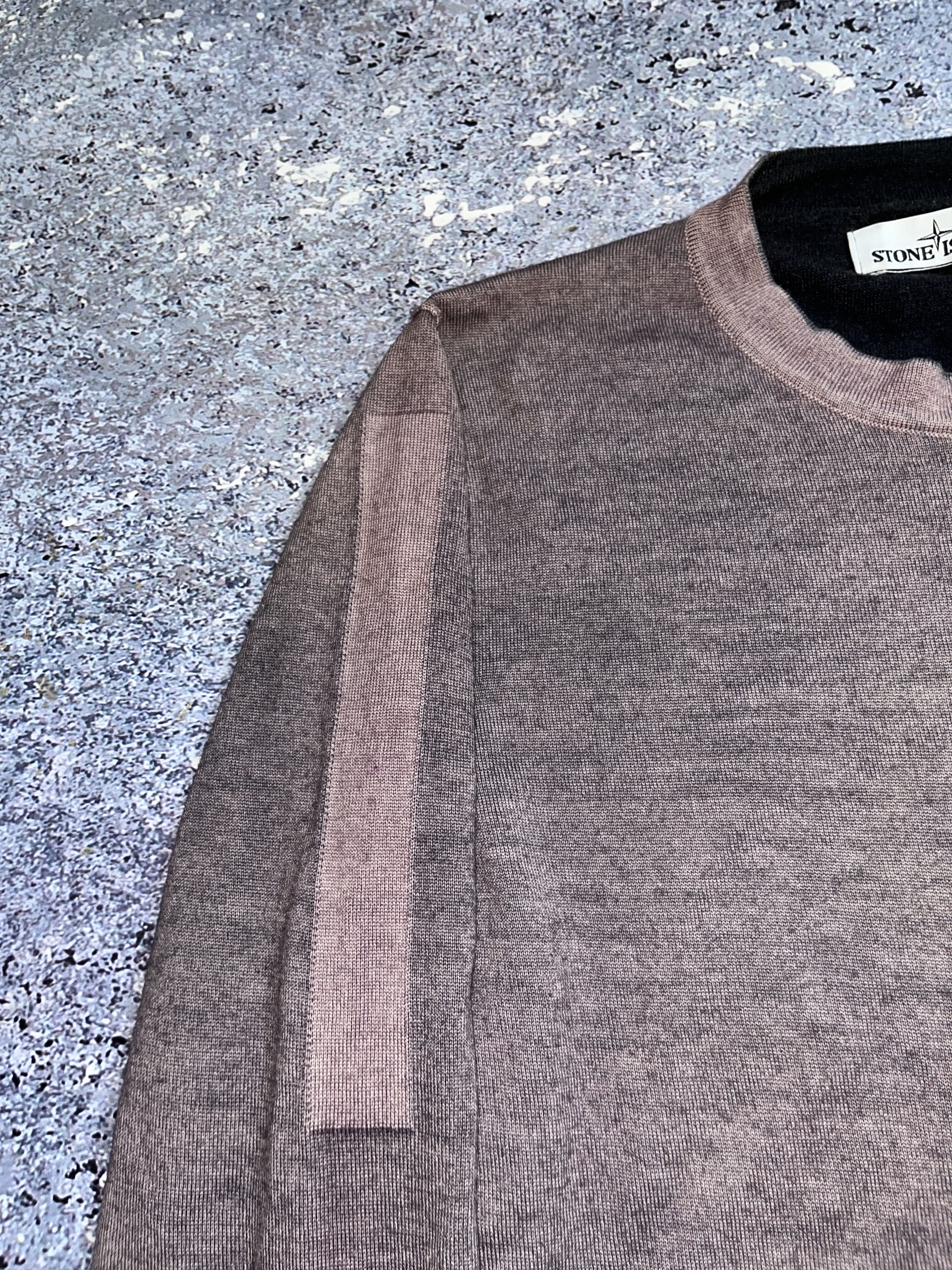 Stone Island Stone Island 2018 Salmon Pink Garment Dyed Knit sweater Size US L / EU 52-54 / 3 - 4 Thumbnail
