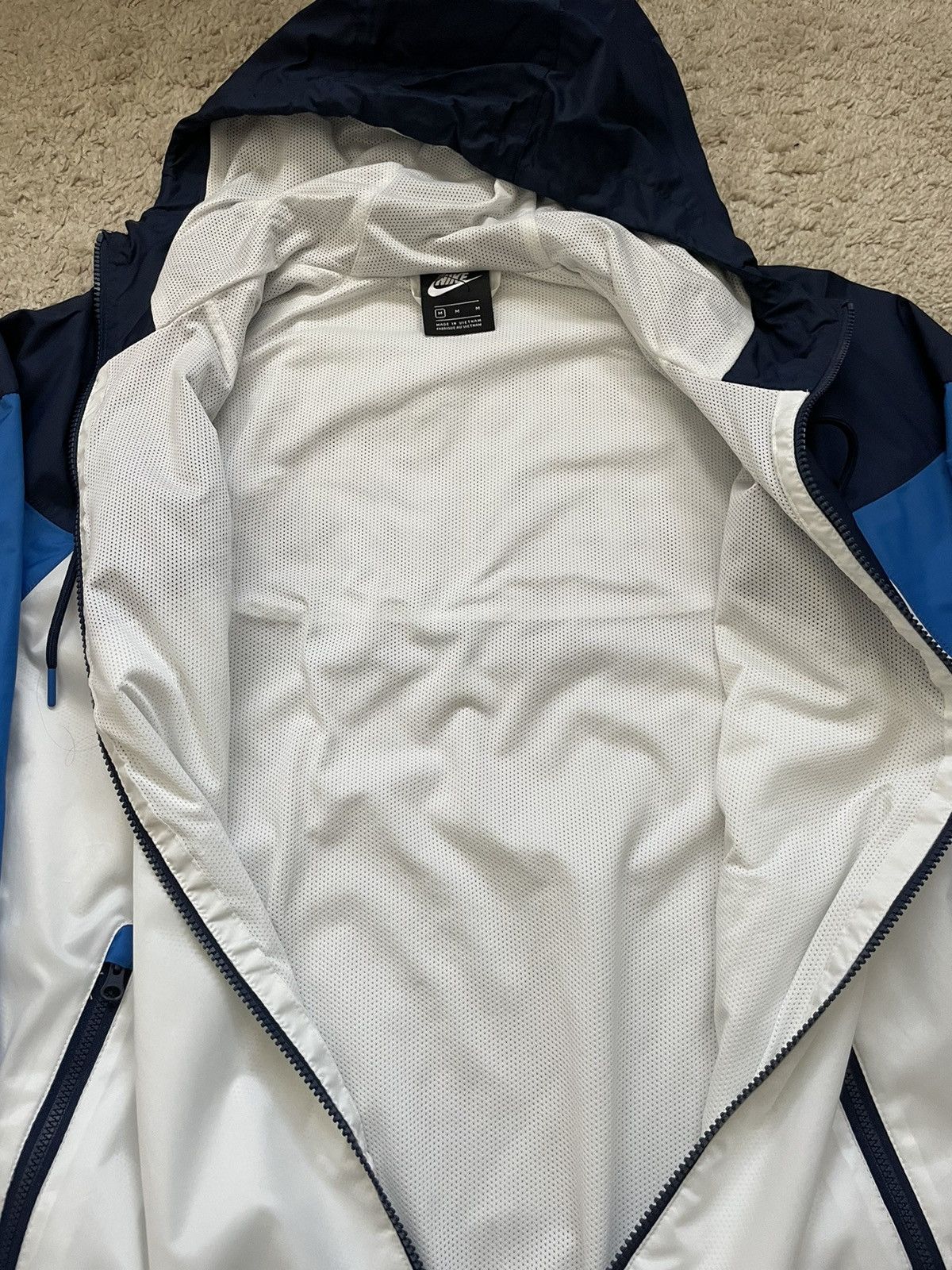Vintage Nike blue windbreaker Size US M / EU 48-50 / 2 - 4 Thumbnail