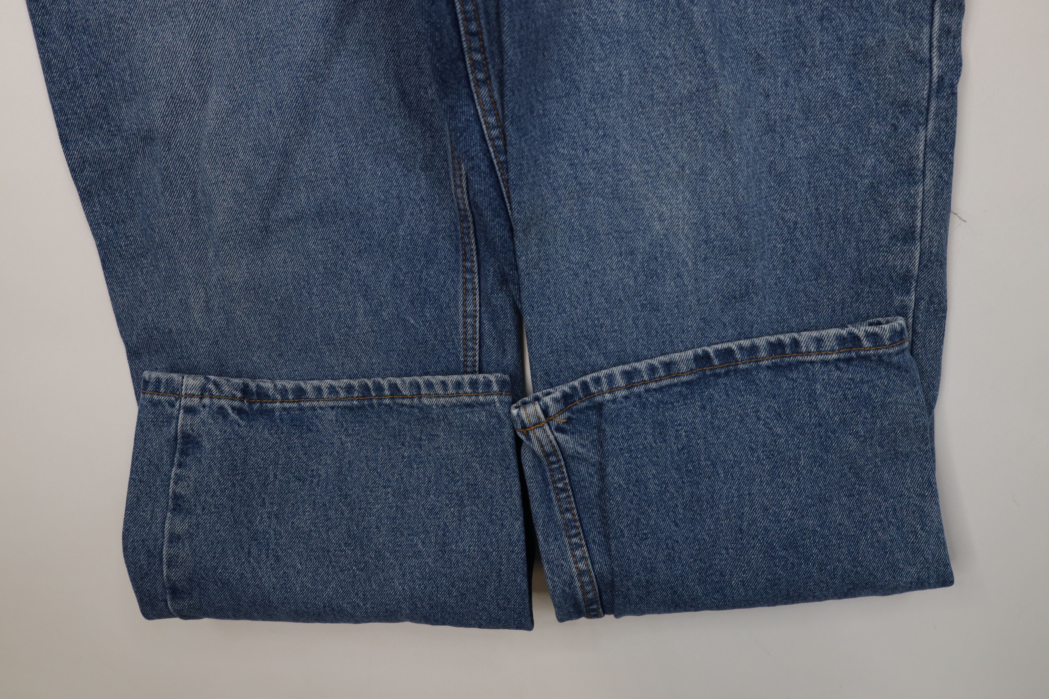 Vintage Vintage 90s Streetwear Wide Leg Denim Jeans Blue Cotton Size US 36 / EU 52 - 6 Thumbnail
