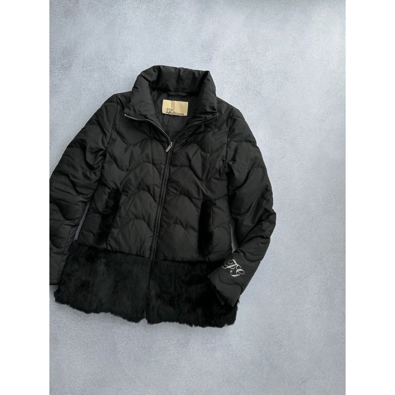 John Galliano VTG John Galliano Kids Woman Puffer Jacket with Fur Size S / US 4 / IT 40 - 3 Thumbnail