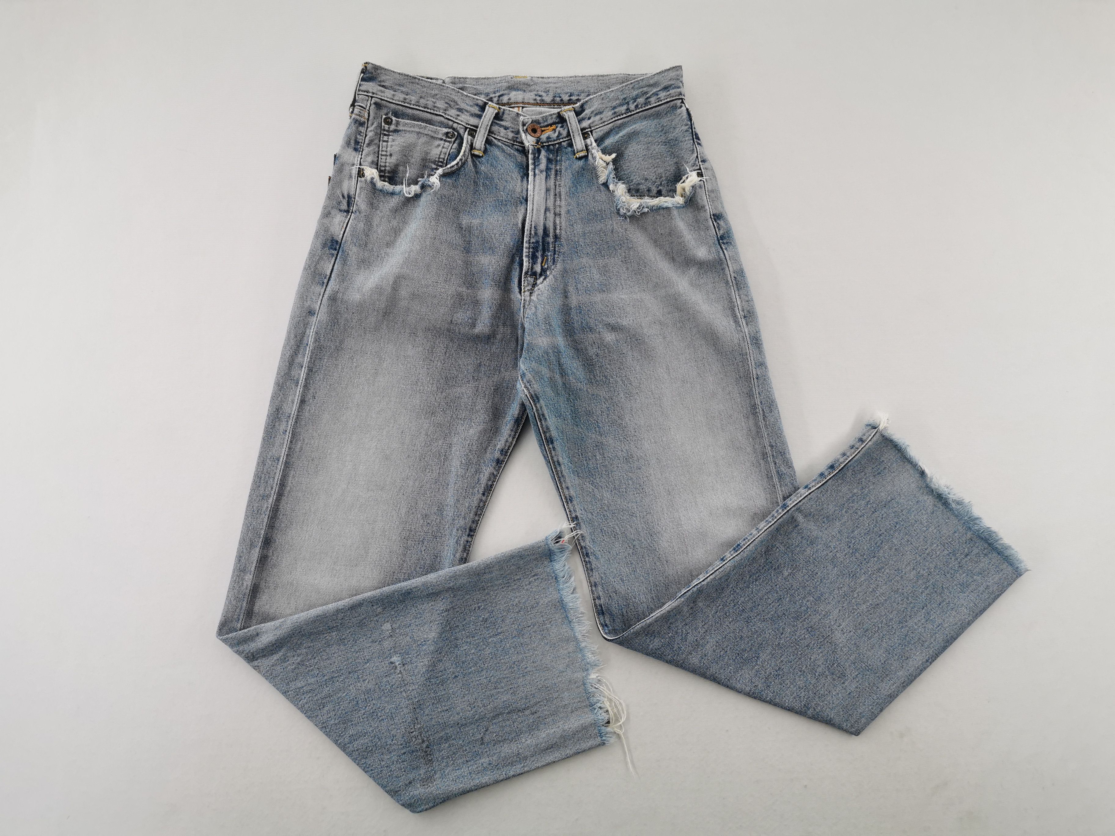 Edwin Distressed Edwin Lot 505X Selvedge Denim Made In Japan Size US 26 / EU 42 - 1 Thumbnail