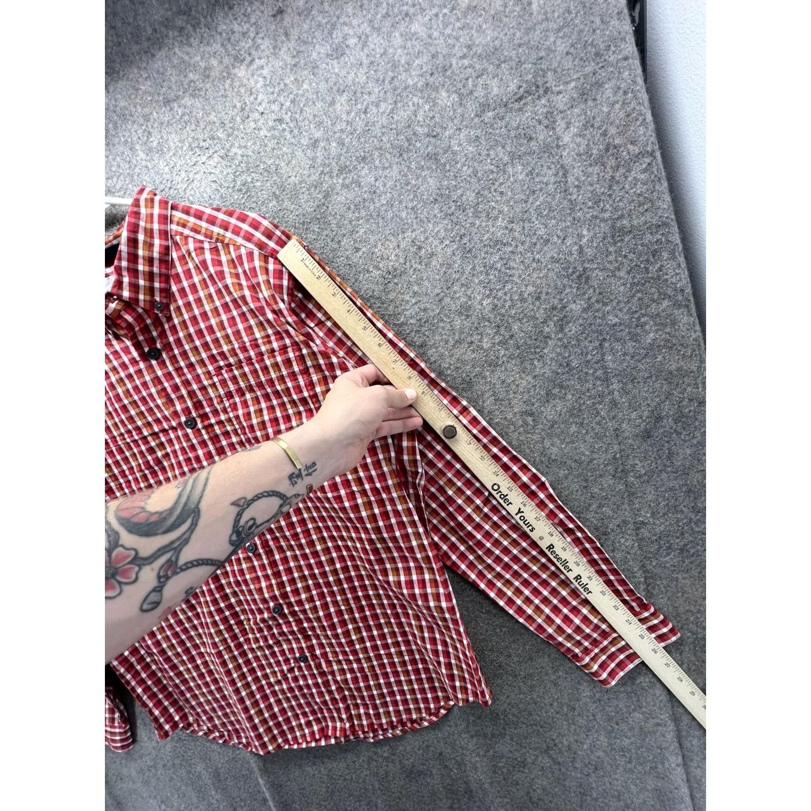 Vintage Columbia Shirt Mens Large Red Check Long Sleeve Button Front Casual Woven Size US L / EU 52-54 / 3 - 5 Thumbnail