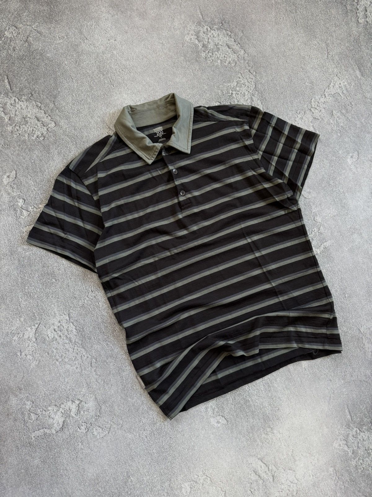 Icebreaker Icebreaker Superfinelite 200 Merino Wool Polo Shirt Striped Size US L / EU 52-54 / 3 - 2 Thumbnail