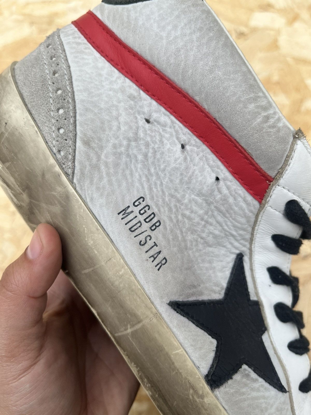 Golden Goose Mid-star golden goose sneakers Size US 13 / EU 46 - 9 Thumbnail